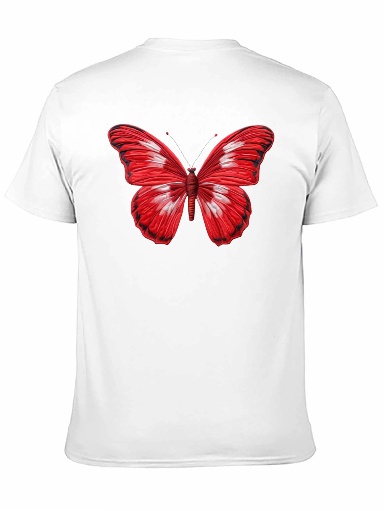 Black Butterfly Graphic Black T-Shirt - Stylish Men's Tee view 11