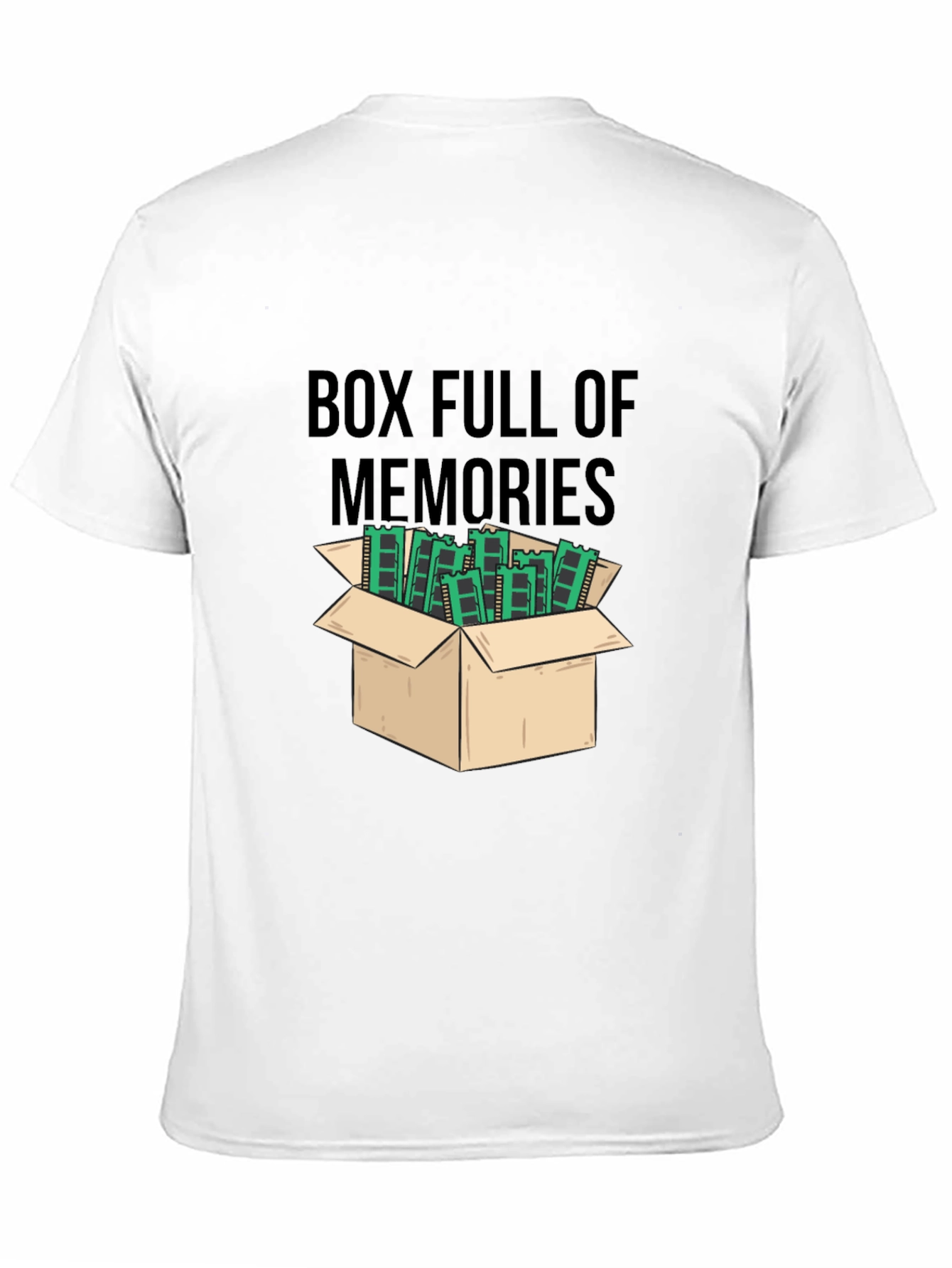 Black Box Full of Memories T-Shirt - Fun Novelty Tee view 11