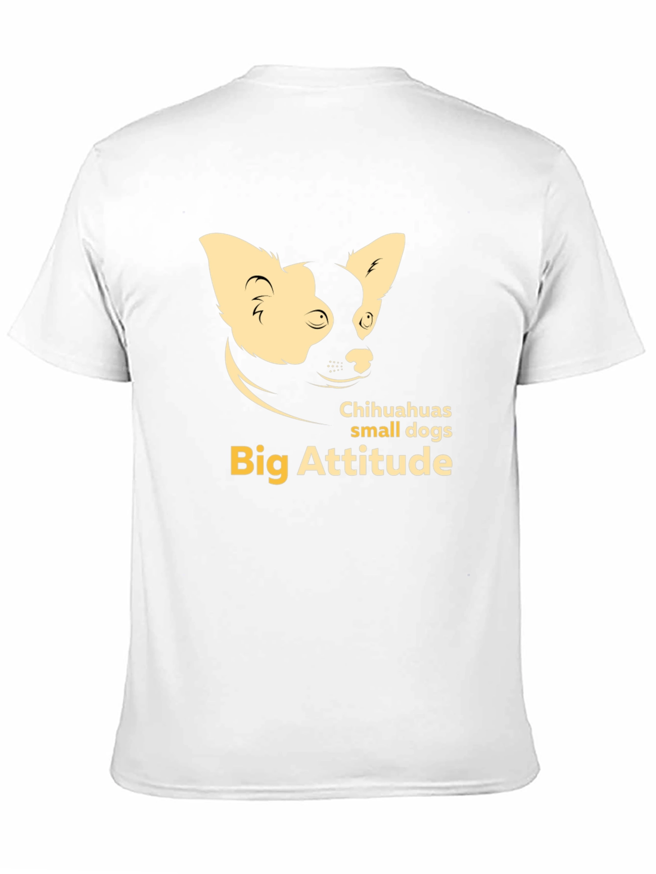 Black Chihuahua "Big Attitude" Graphic Tee view 11