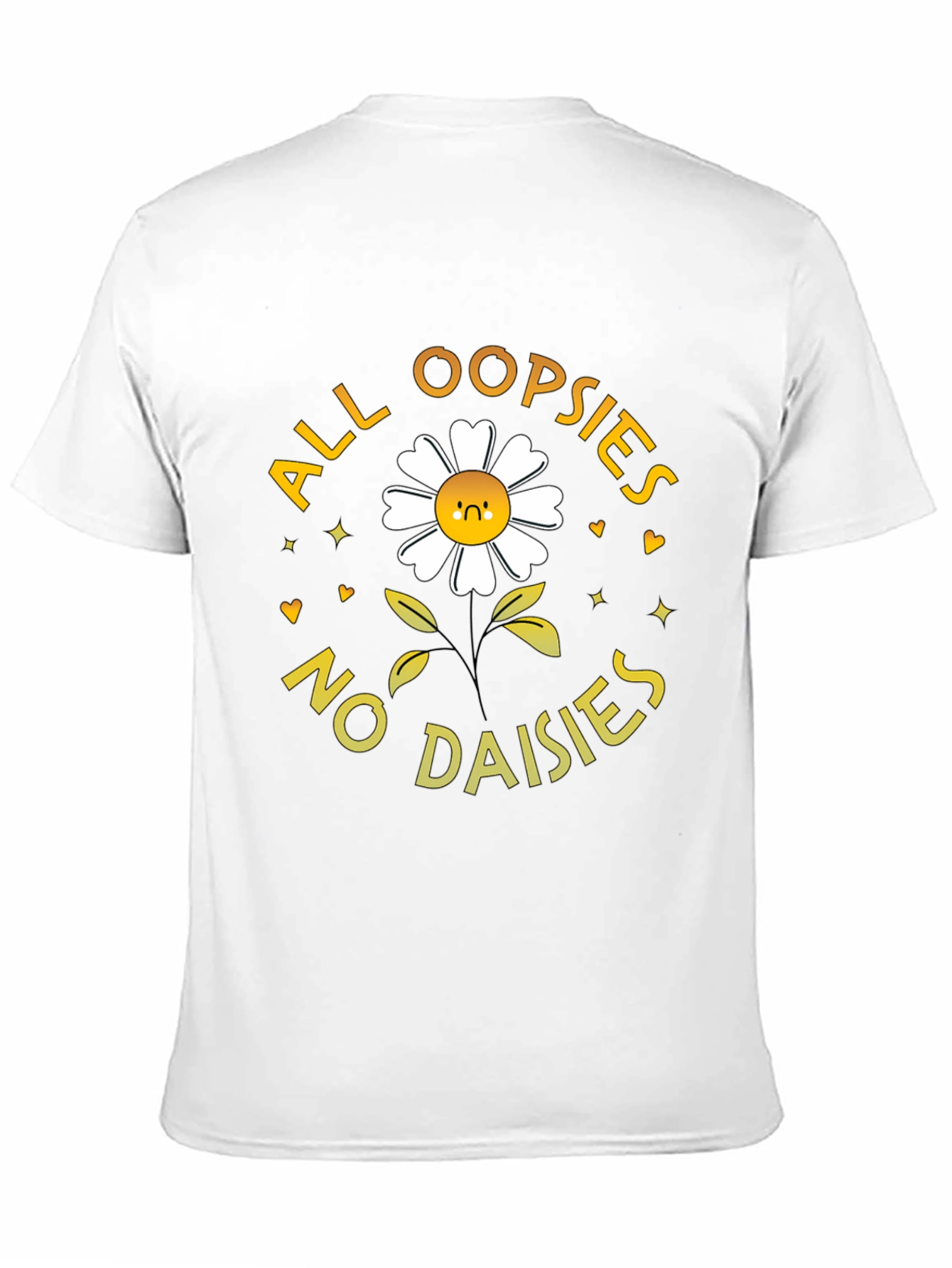 Black All Oopsies No Daisies Graphic T-Shirt view 11