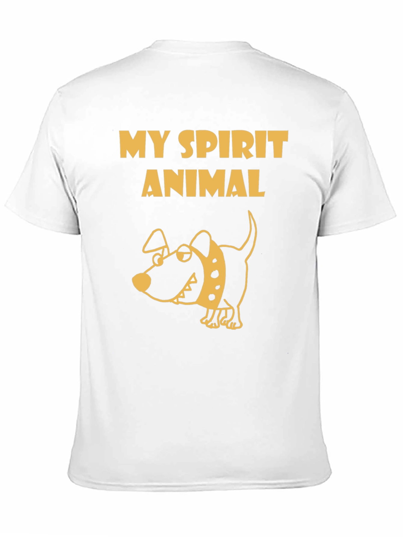 Black My Spirit Animal Dog T-Shirt - Black view 11