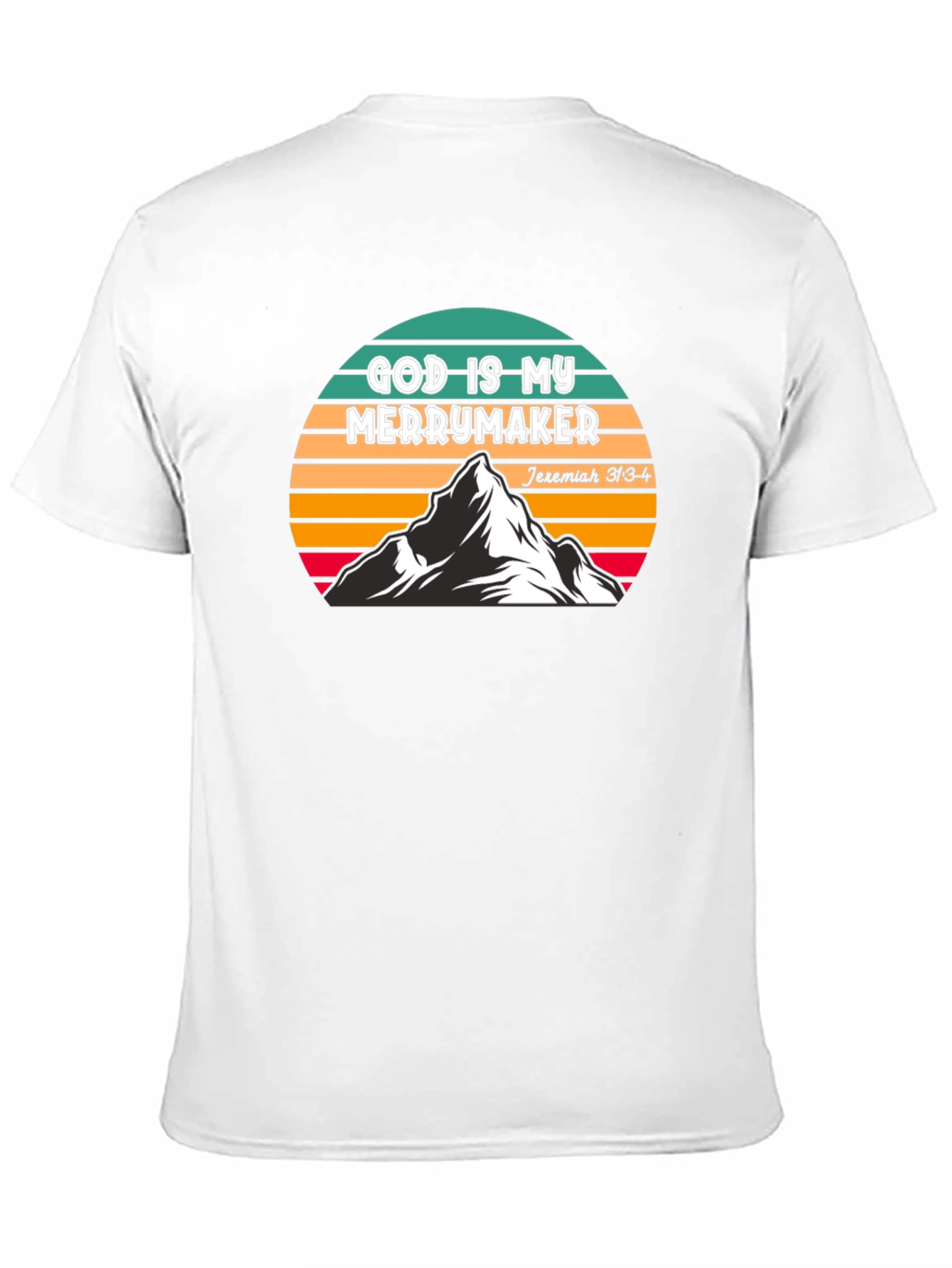 Black God is My Merrymaker T-Shirt view 11