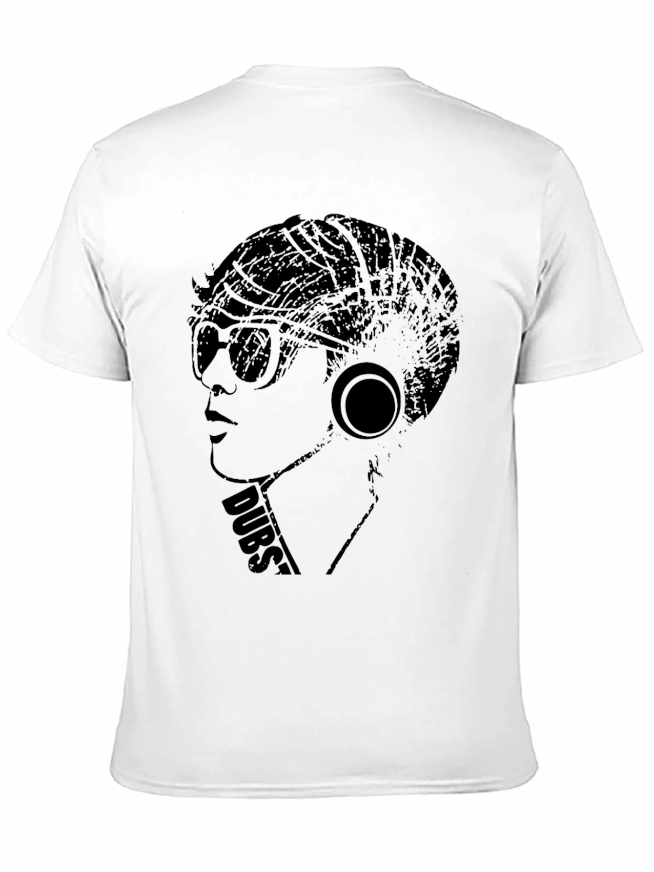 Black Dubstep Style Graphic Tee - Cool Black Shirt view 11