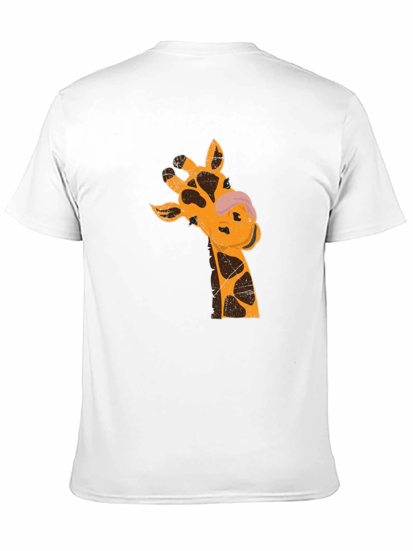 Black Giraffe Graphic T-Shirt - Black Casual Tee view 11
