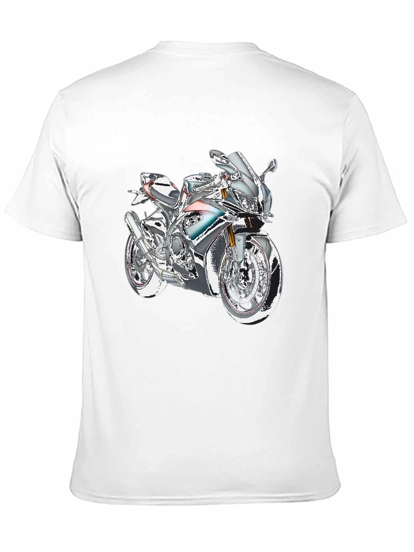Black Motorcycle Graphic Tee - Ride in Style view 11