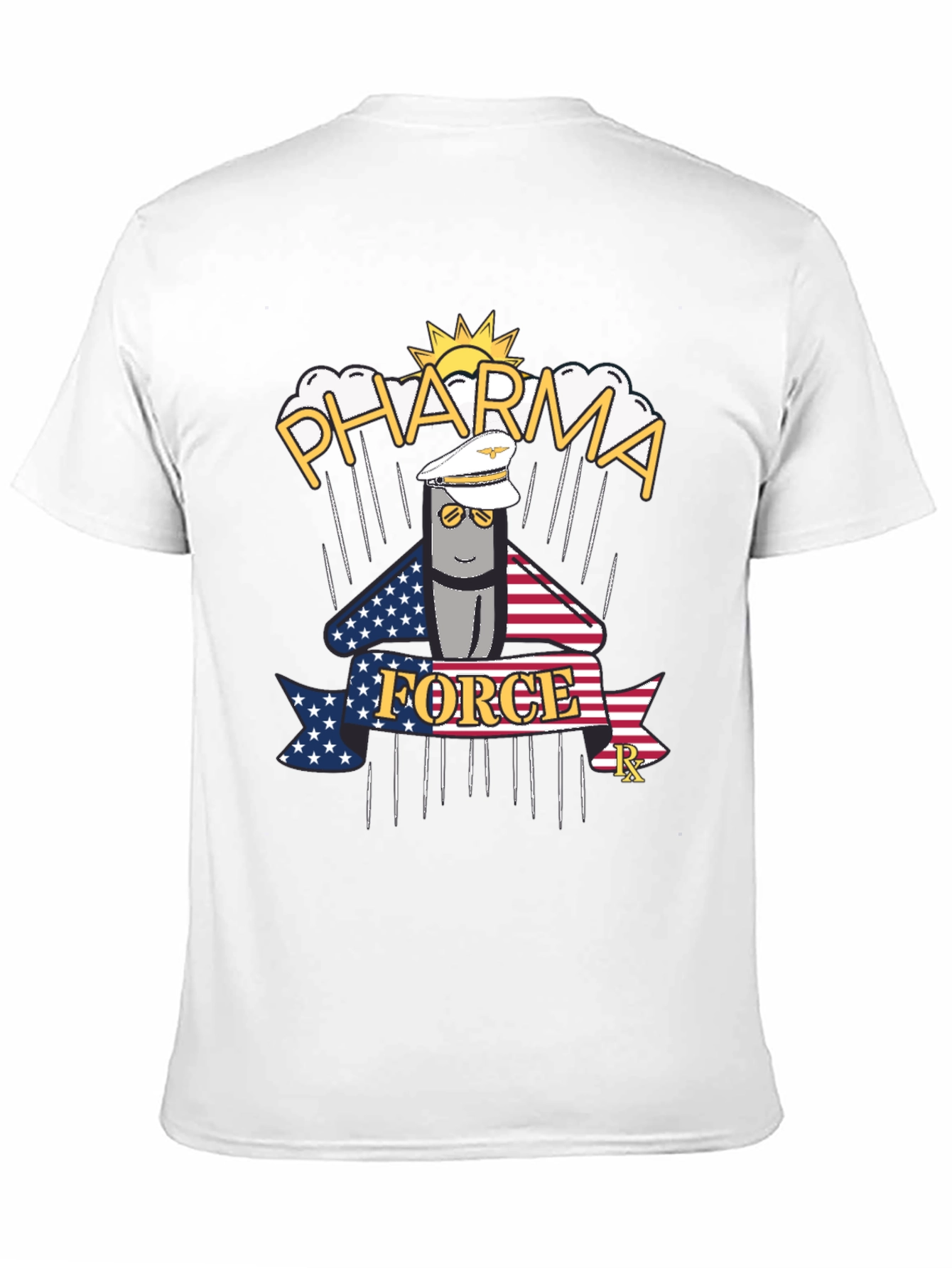 Black Pharma Force Graphic T-Shirt - Black view 11