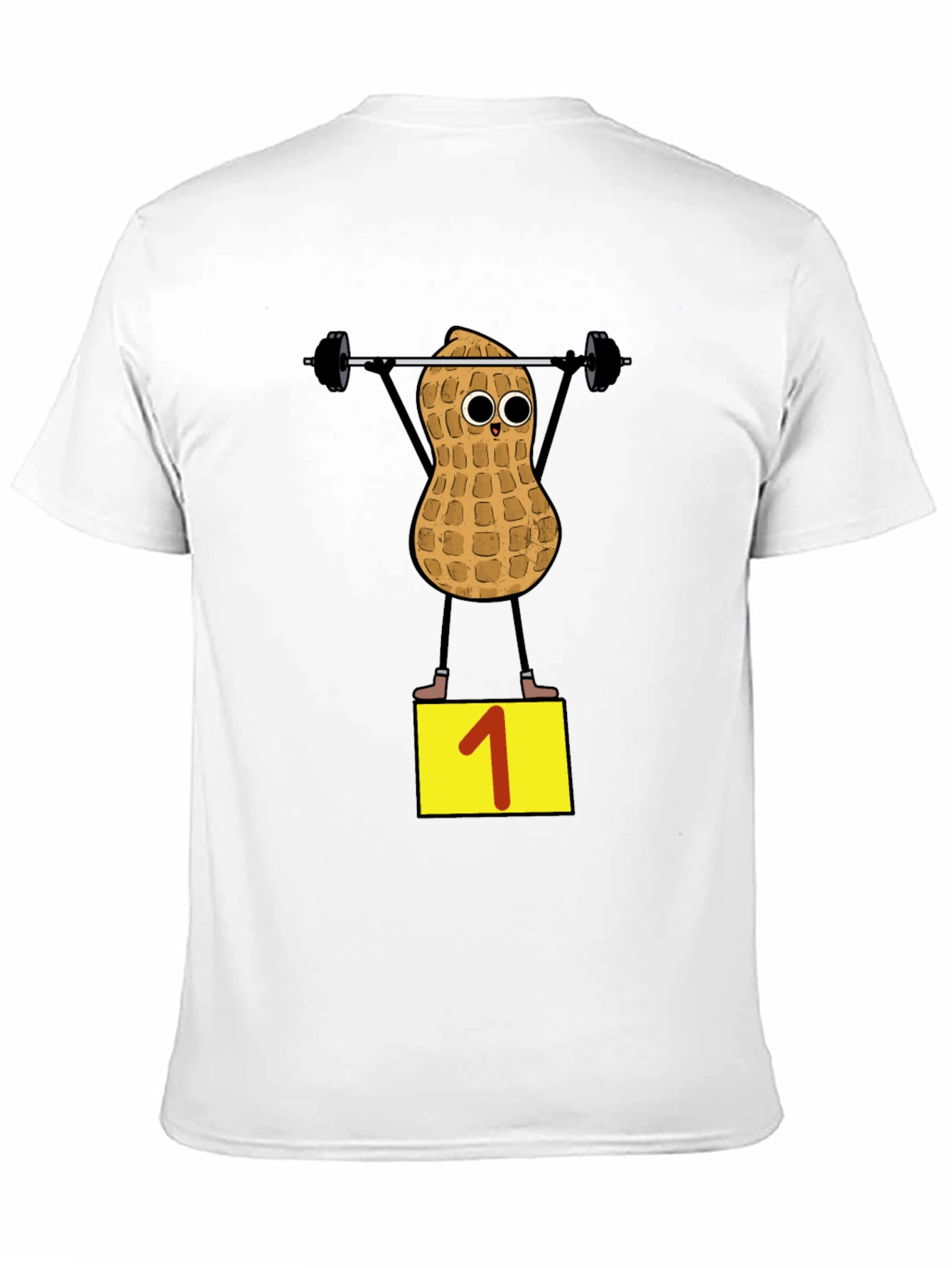 Peanut Weightlifter T-Shirt - Black - 11