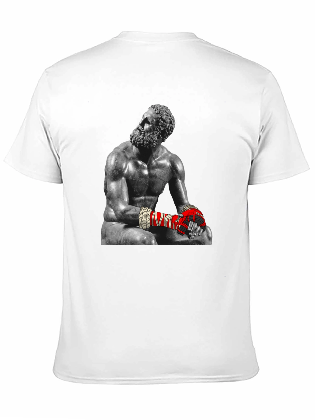 Black The Boxer Statue Graphic Tee - Unique Design view 11