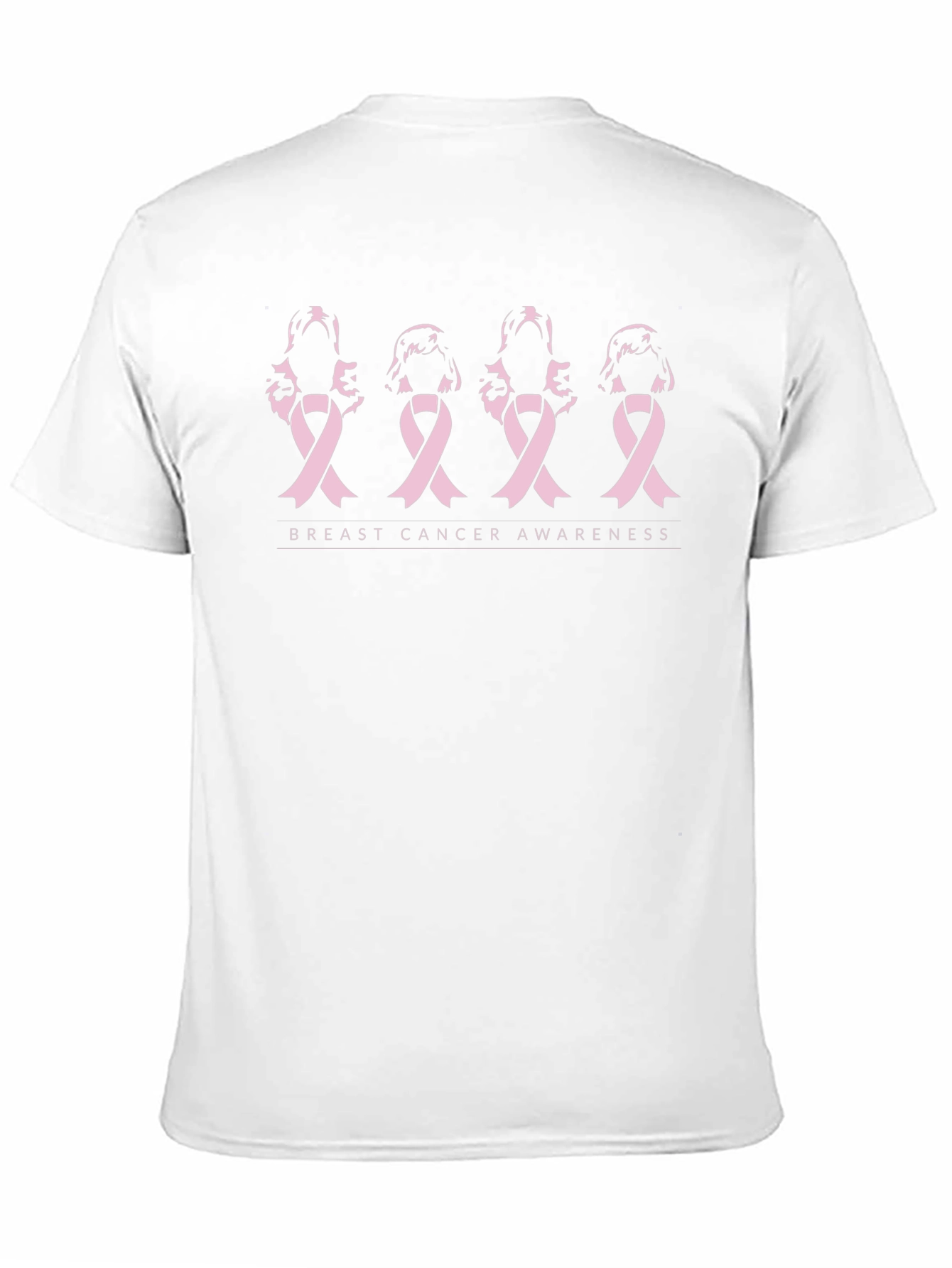 Black Breast Cancer Awareness Graphic Tee view 11