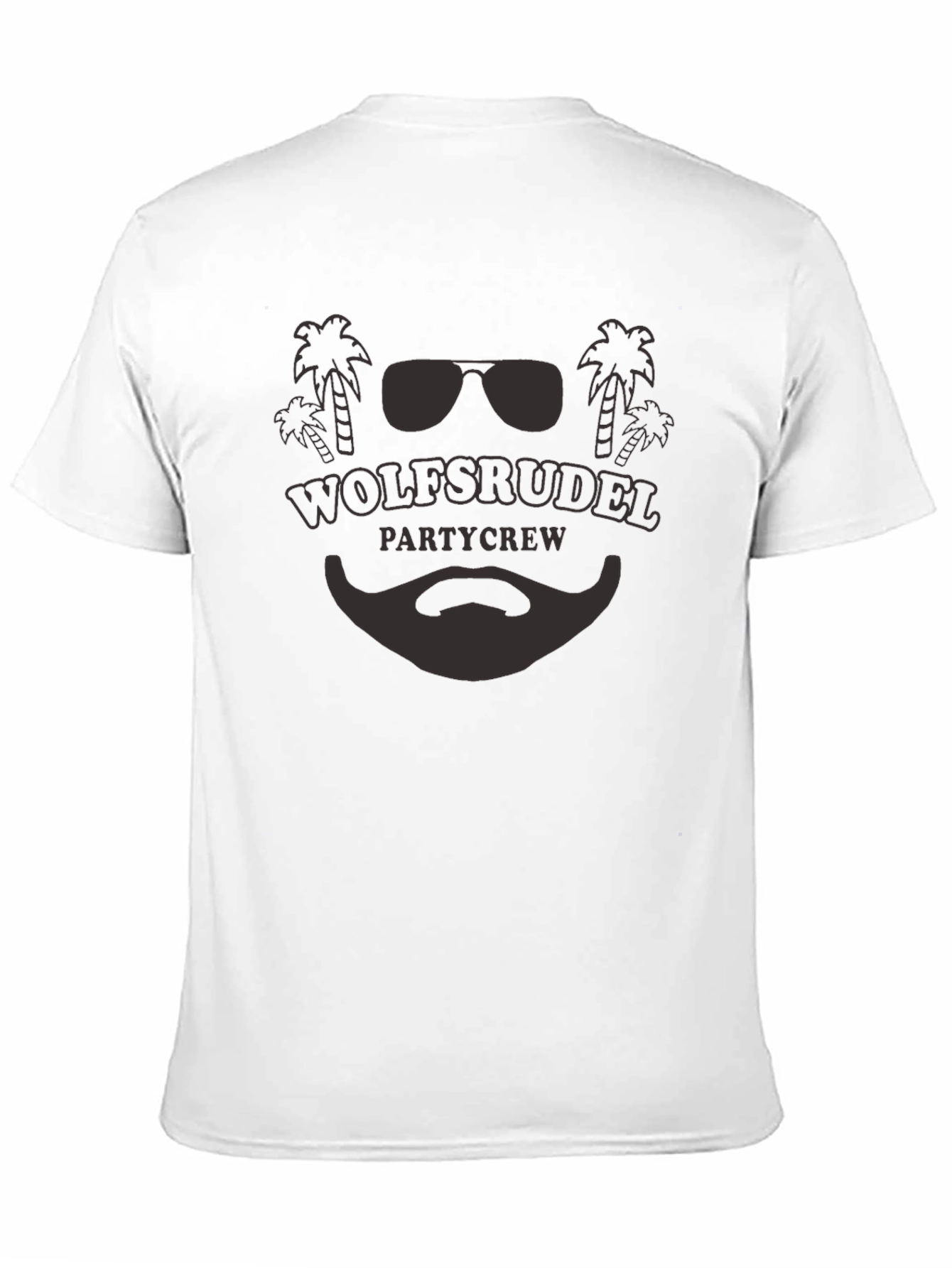 Black Wolfsrudel Party Crew Black T-Shirt view 11