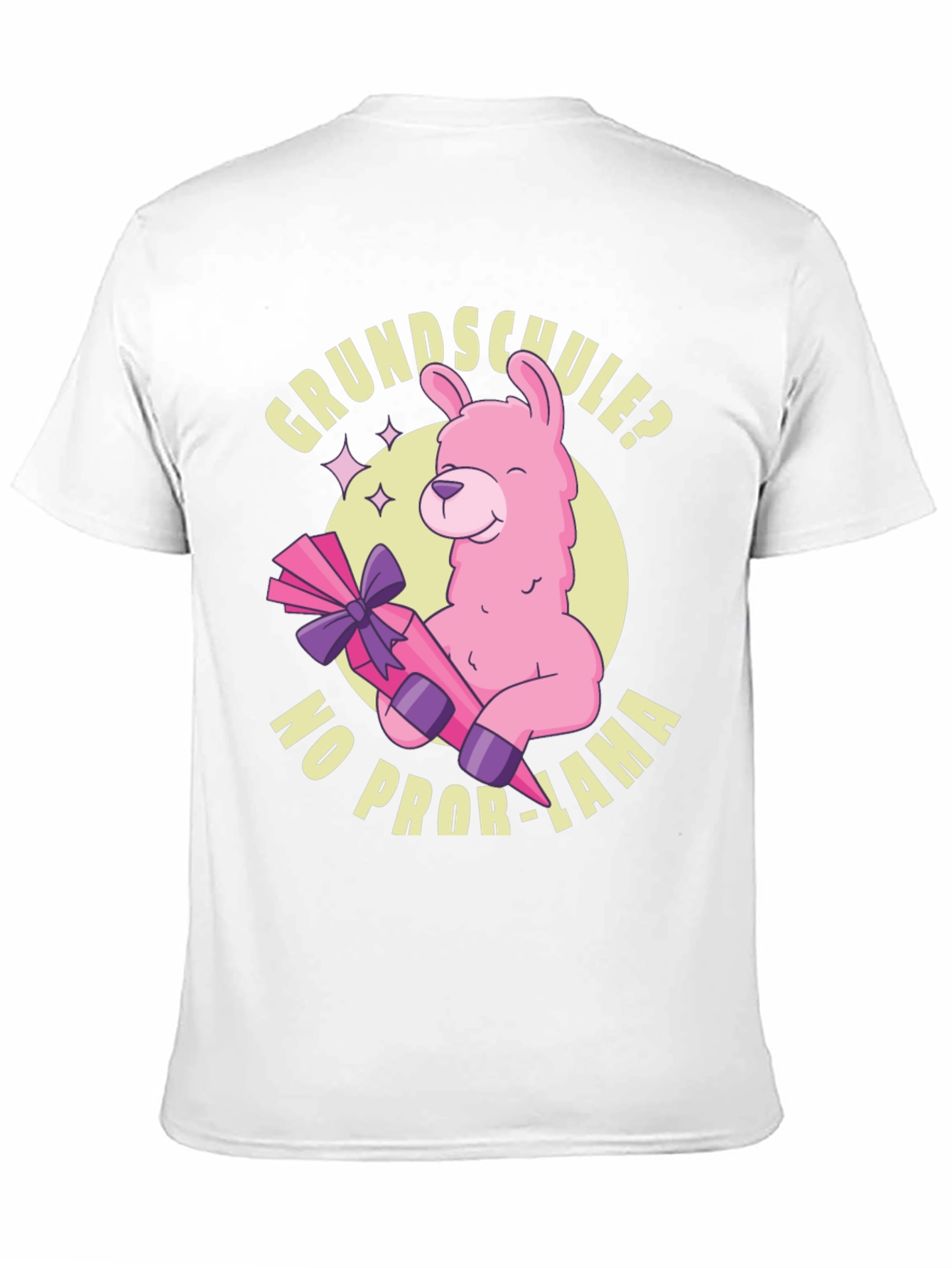 Black Grundschule? No Prob-Lama Graphic T-Shirt view 11