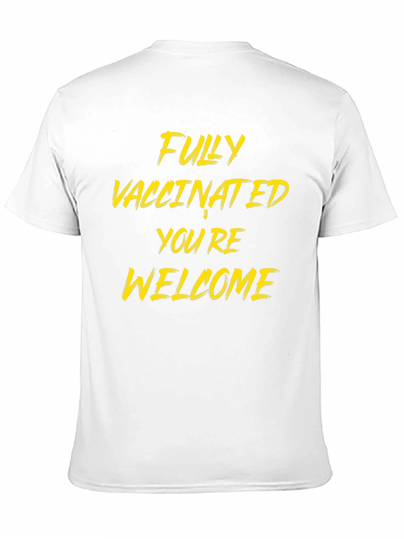 Black Fully Vaccinated Graphic Tee - You're Welcome Shirt view 11