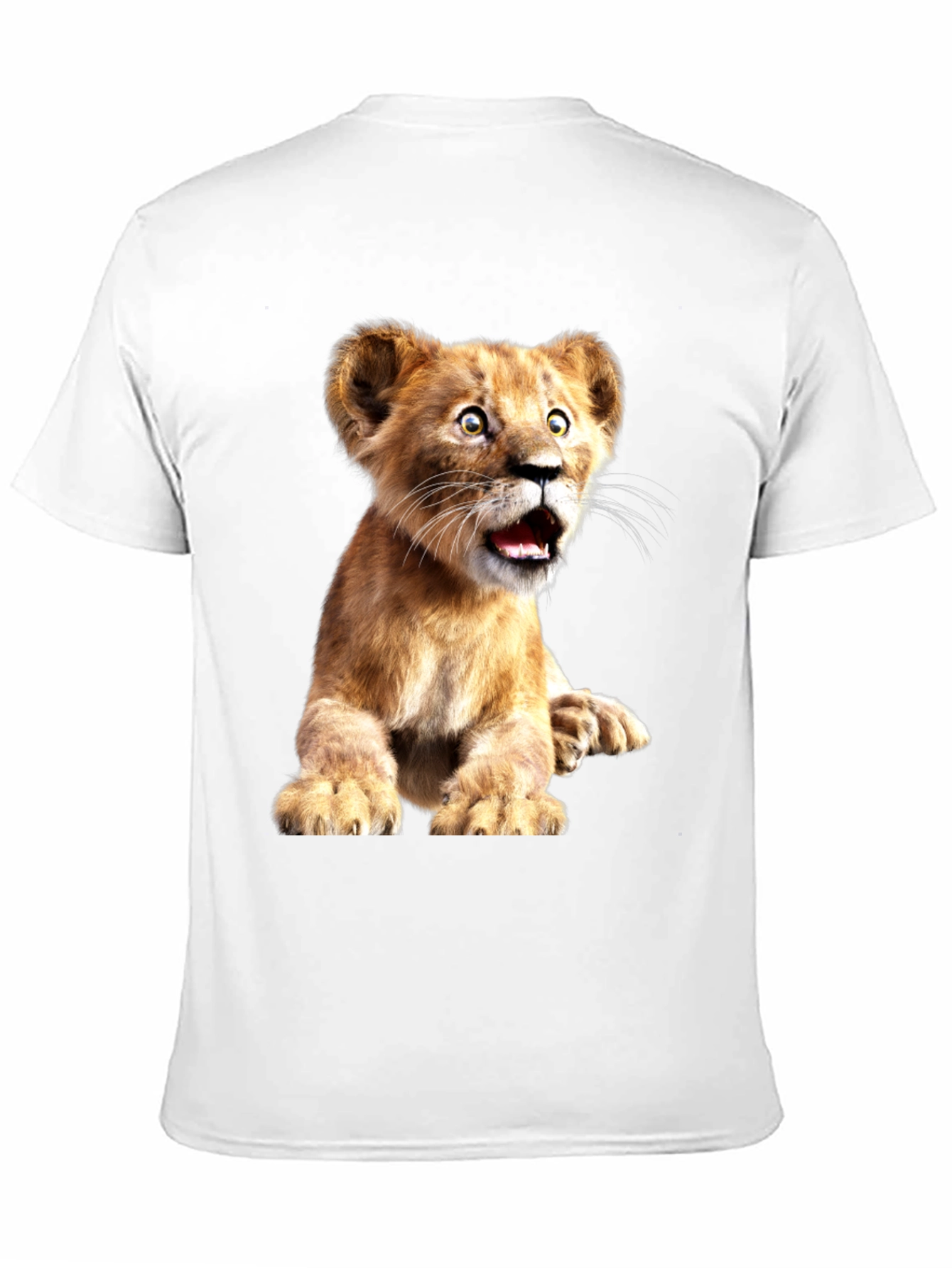 Black Lion Cub Graphic Tee - Soft Cotton Blend view 11