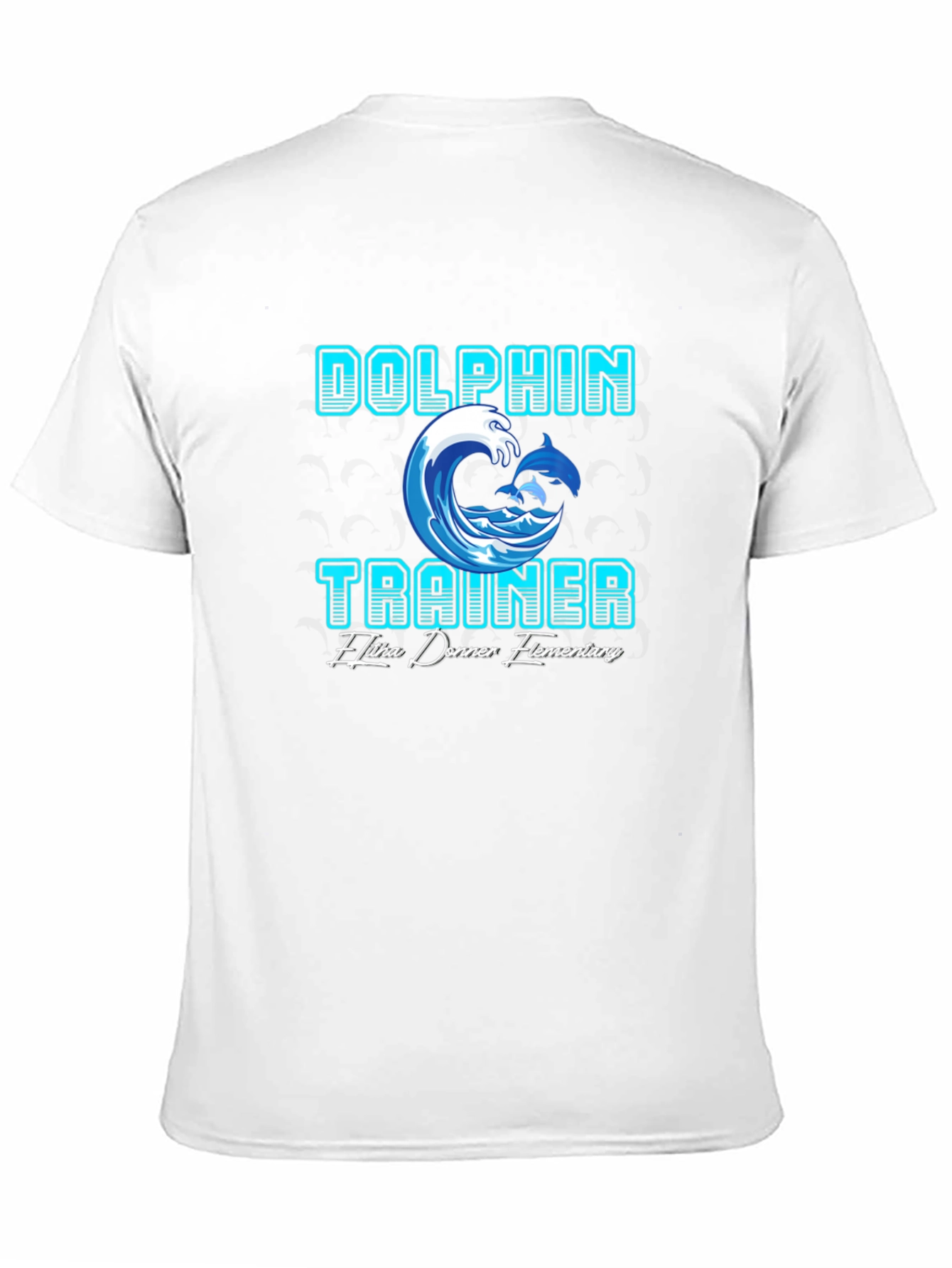 Black Dolphin Trainer T-Shirt - Elitha Donner Elementary view 11