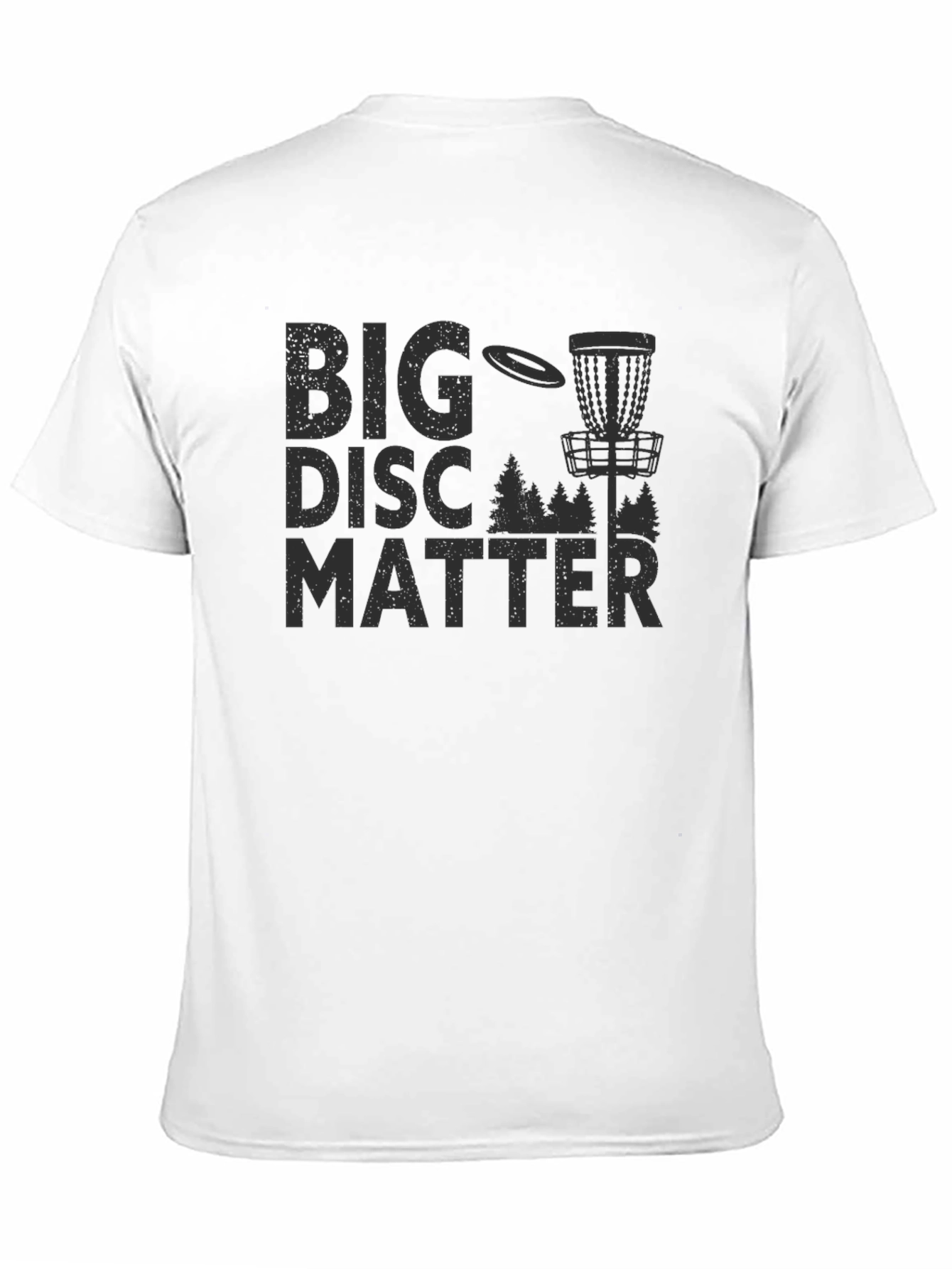 Black Big Disc Matter Graphic Tee - Ultimate Frisbee Apparel view 11