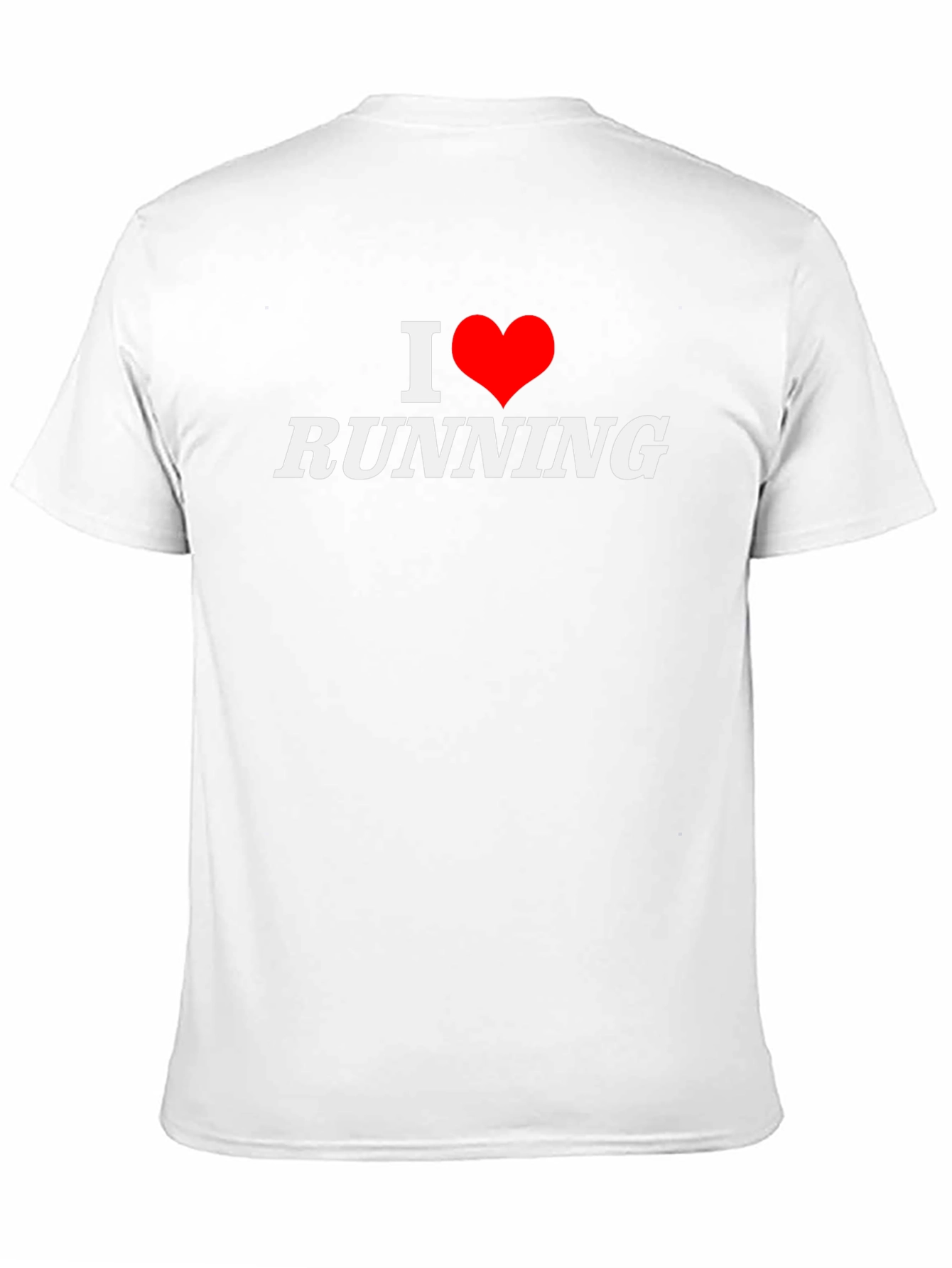 Black I Heart Running Black Cotton Tee view 11