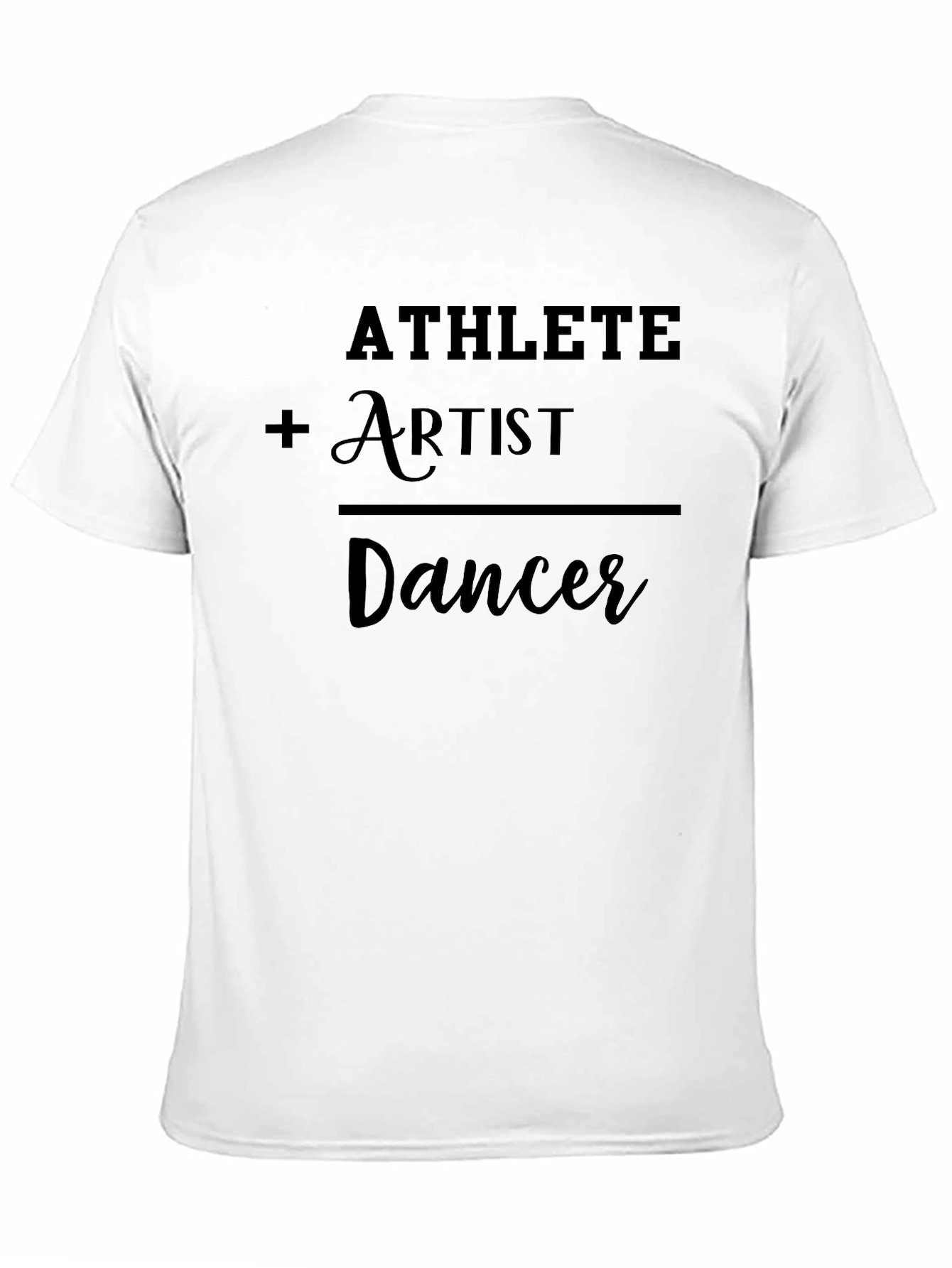 Black Athlete Artist Dancer Black Graphic Tee view 11
