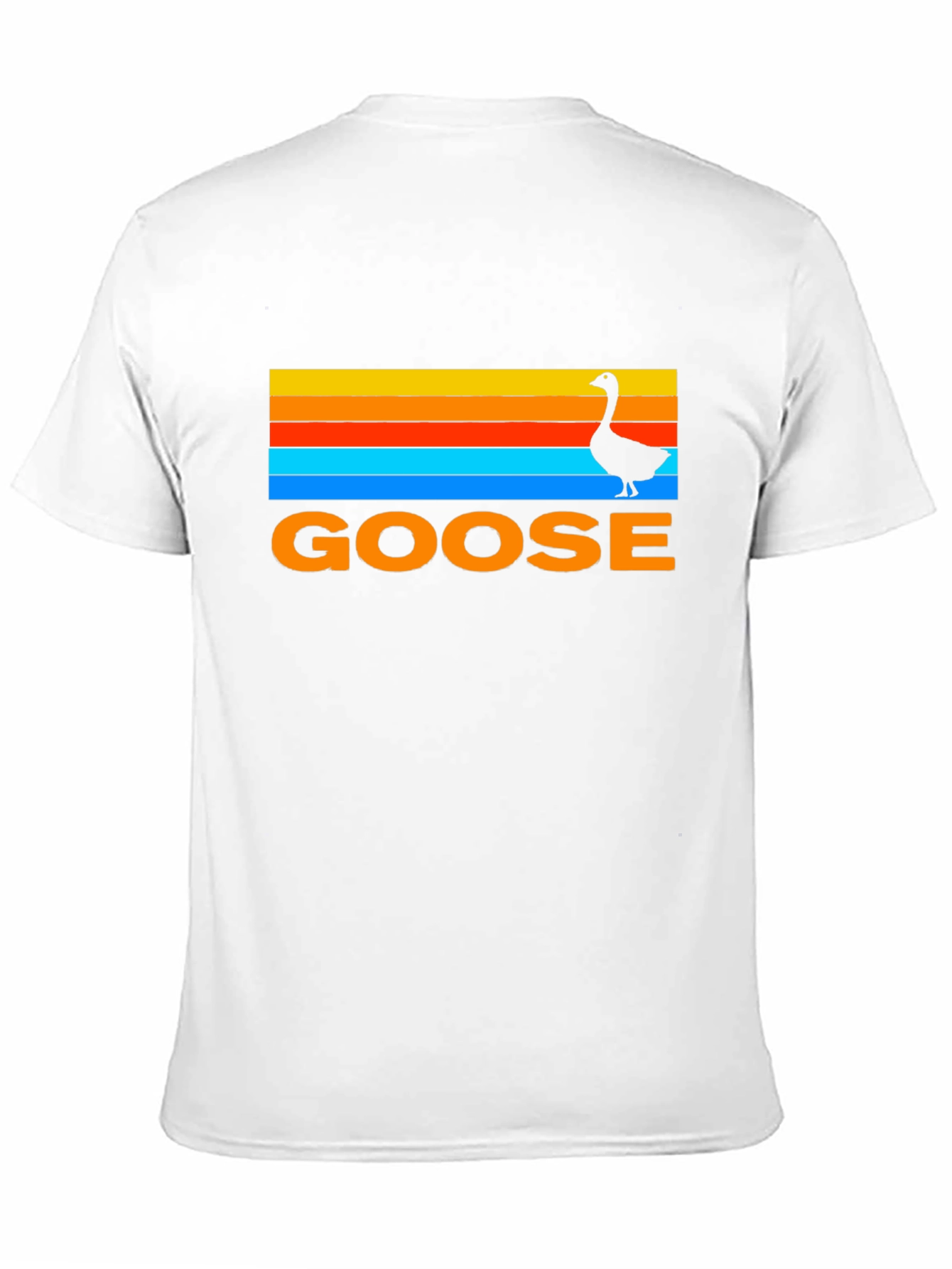 Black Retro Goose T-Shirt - Sunset Graphic Tee view 11