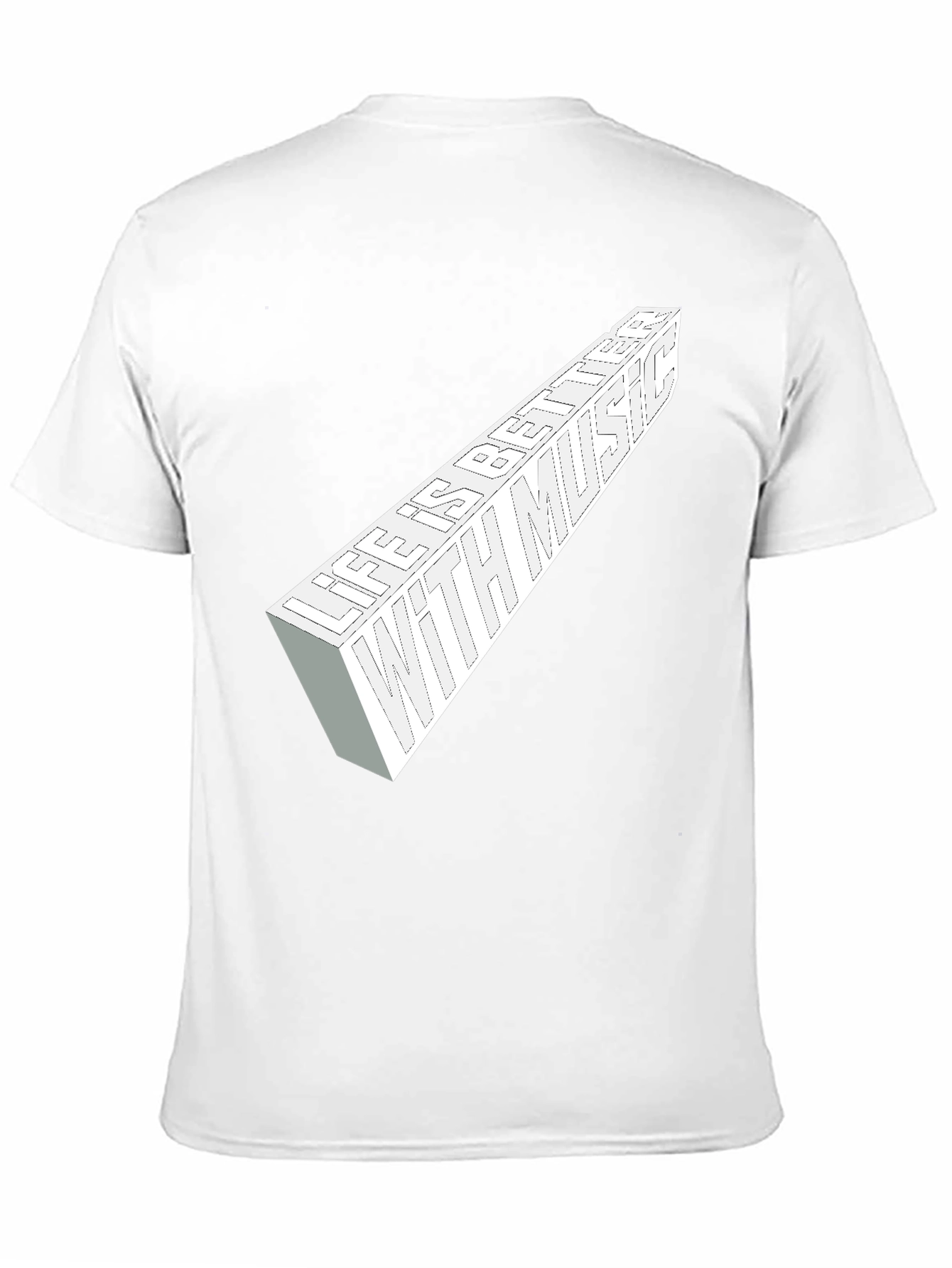 Black Life is Better with Music Black Graphic Tee view 11