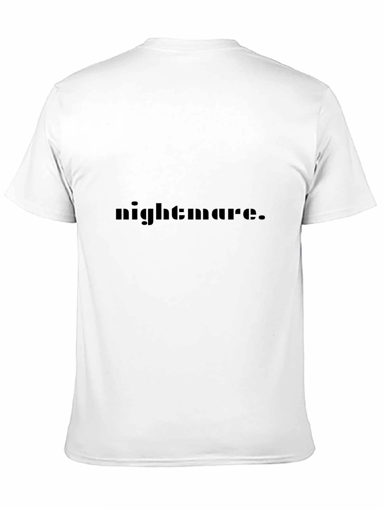 Black Nightmare Graphic Tee - Black Cotton Blend view 11