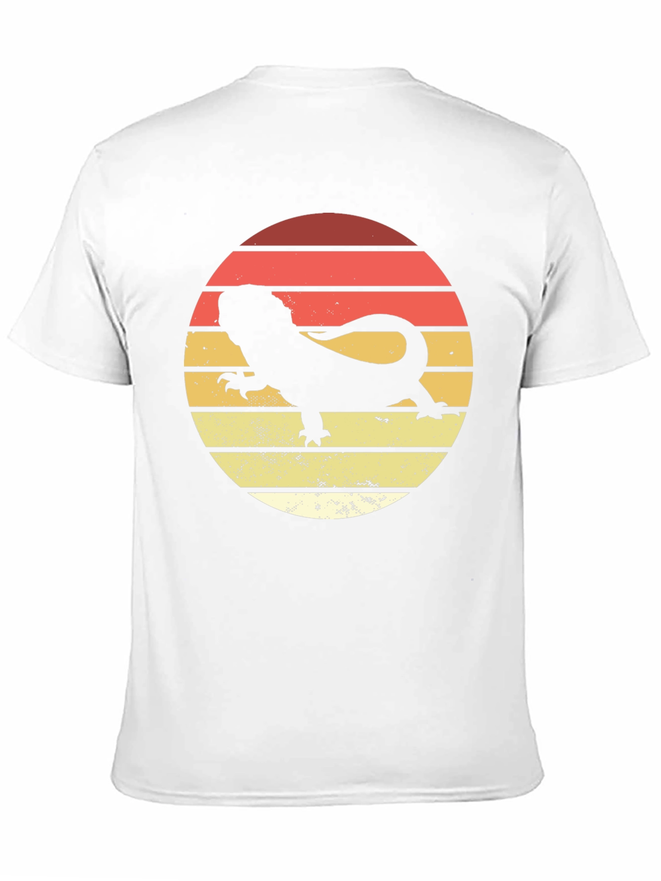 Black Bearded Dragon Sunset T-Shirt view 11