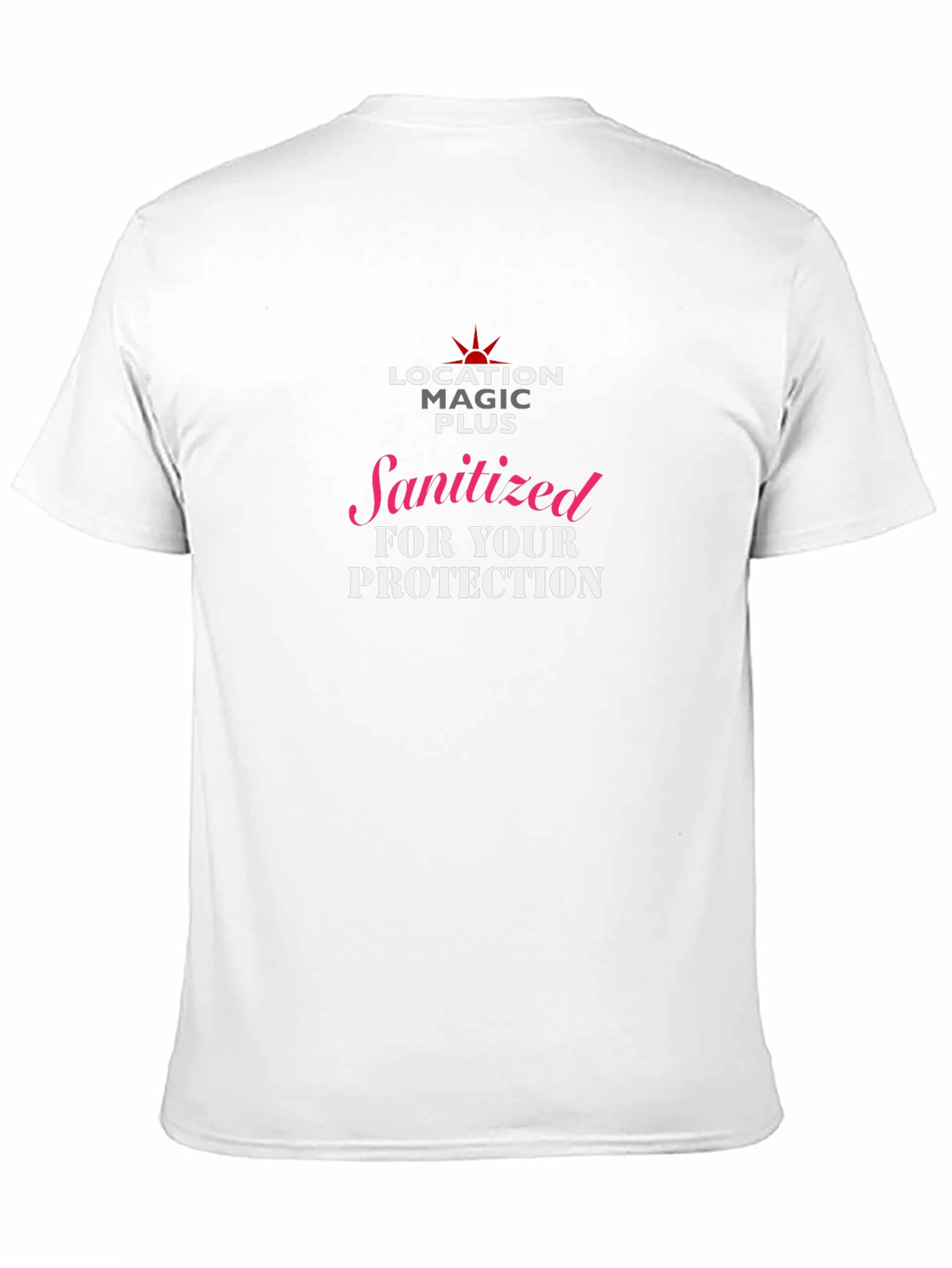 Black Sanitized for Your Protection Graphic T-Shirt view 11