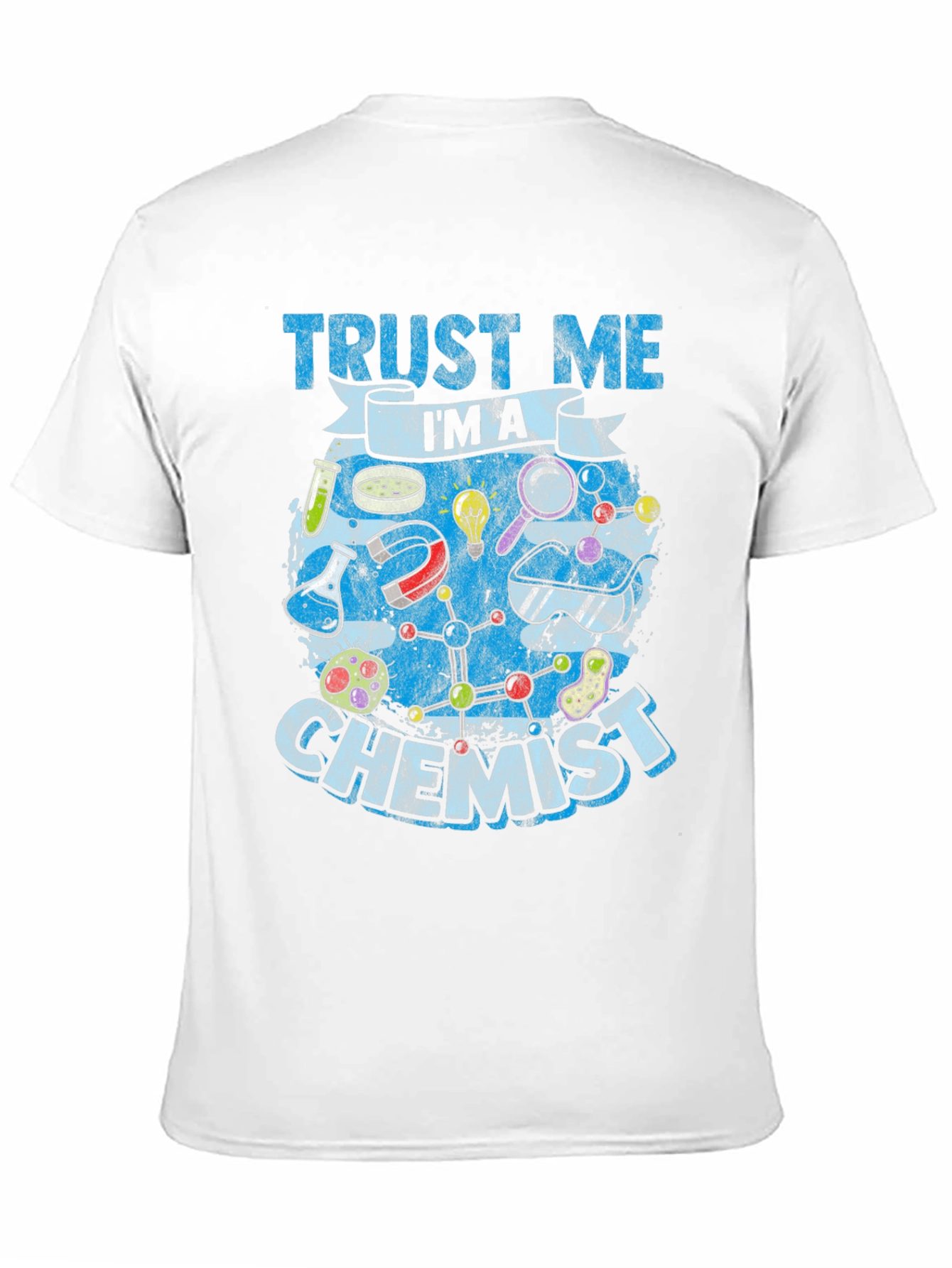 Black Trust Me I'm A Chemist T-Shirt view 11