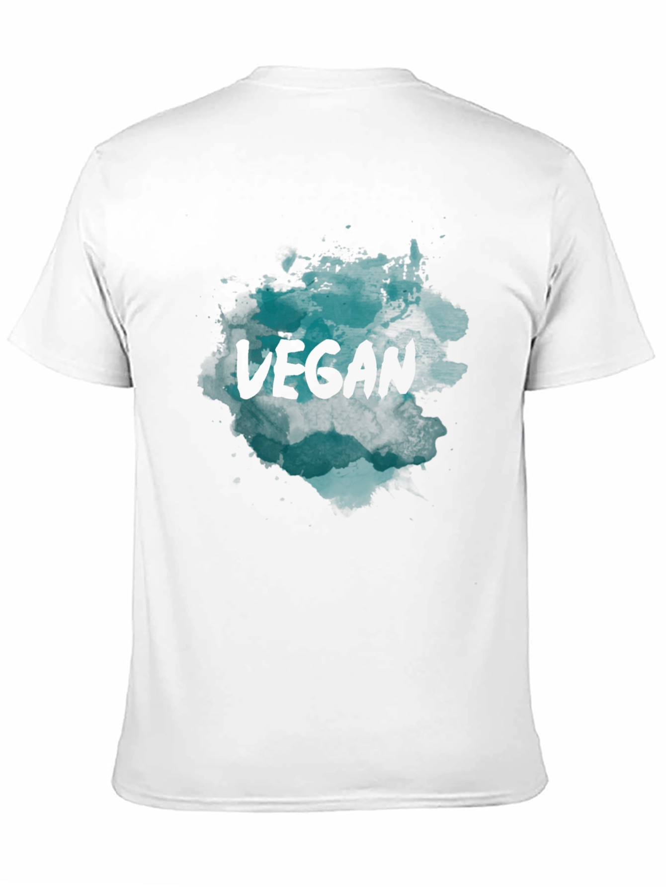Black Vegan Graphic T-Shirt - Men's Black Tee view 11