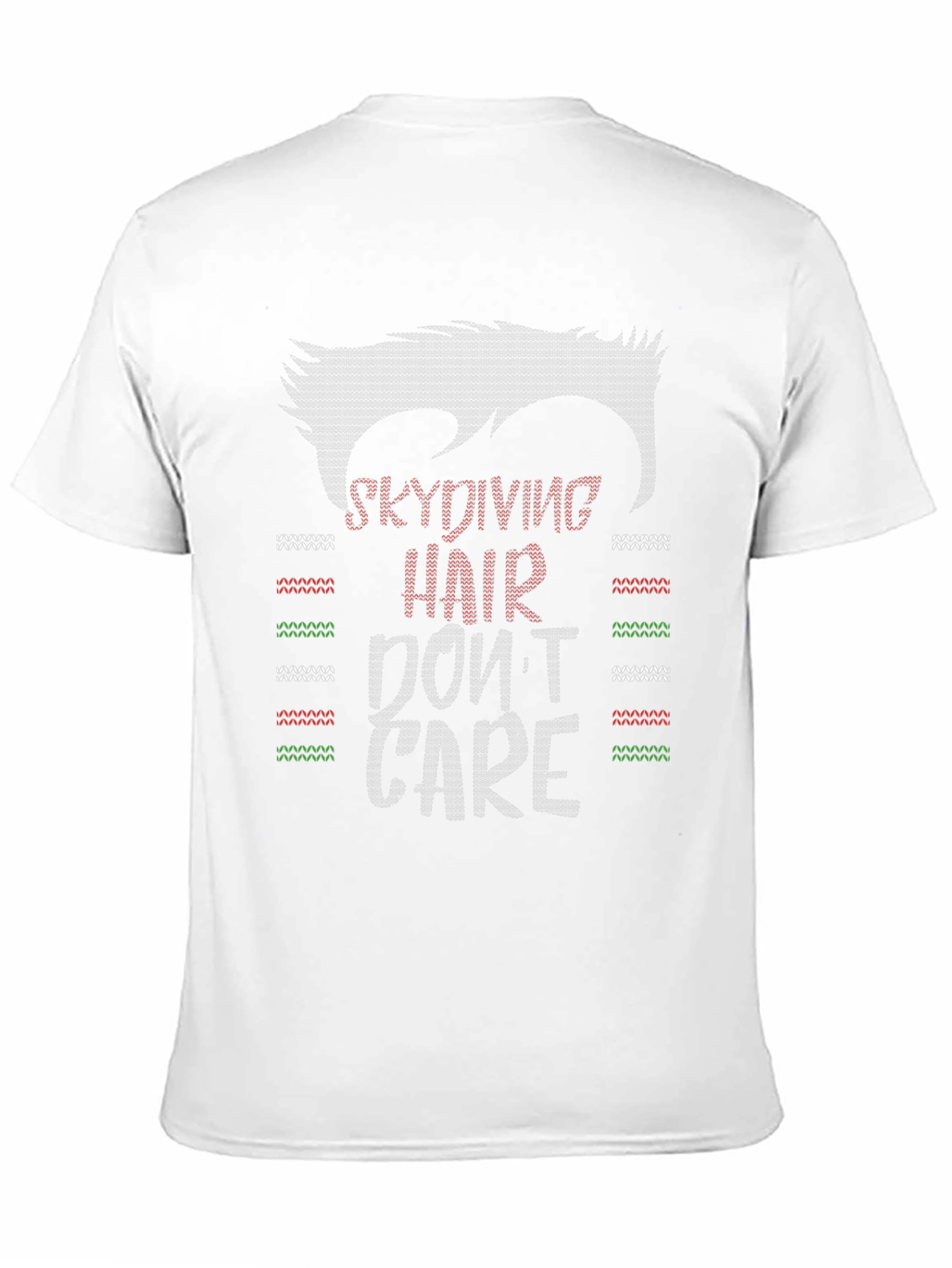 Black Skydiving Hair, Don't Care T-Shirt view 11