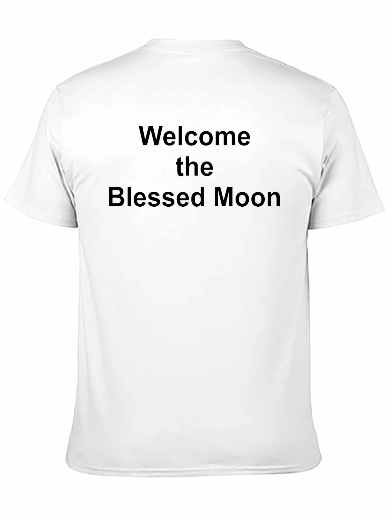 Black Welcome the Blessed Moon T-Shirt - Black view 11
