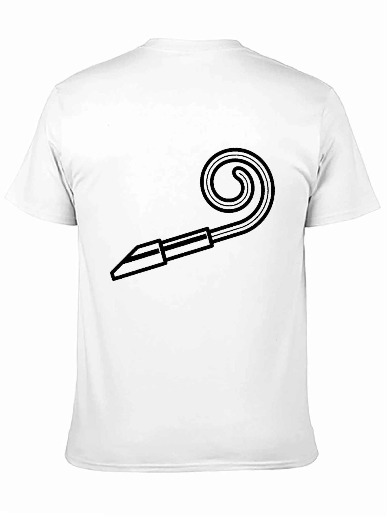 Black Party Blower T-Shirt - Celebrate in Style! view 11