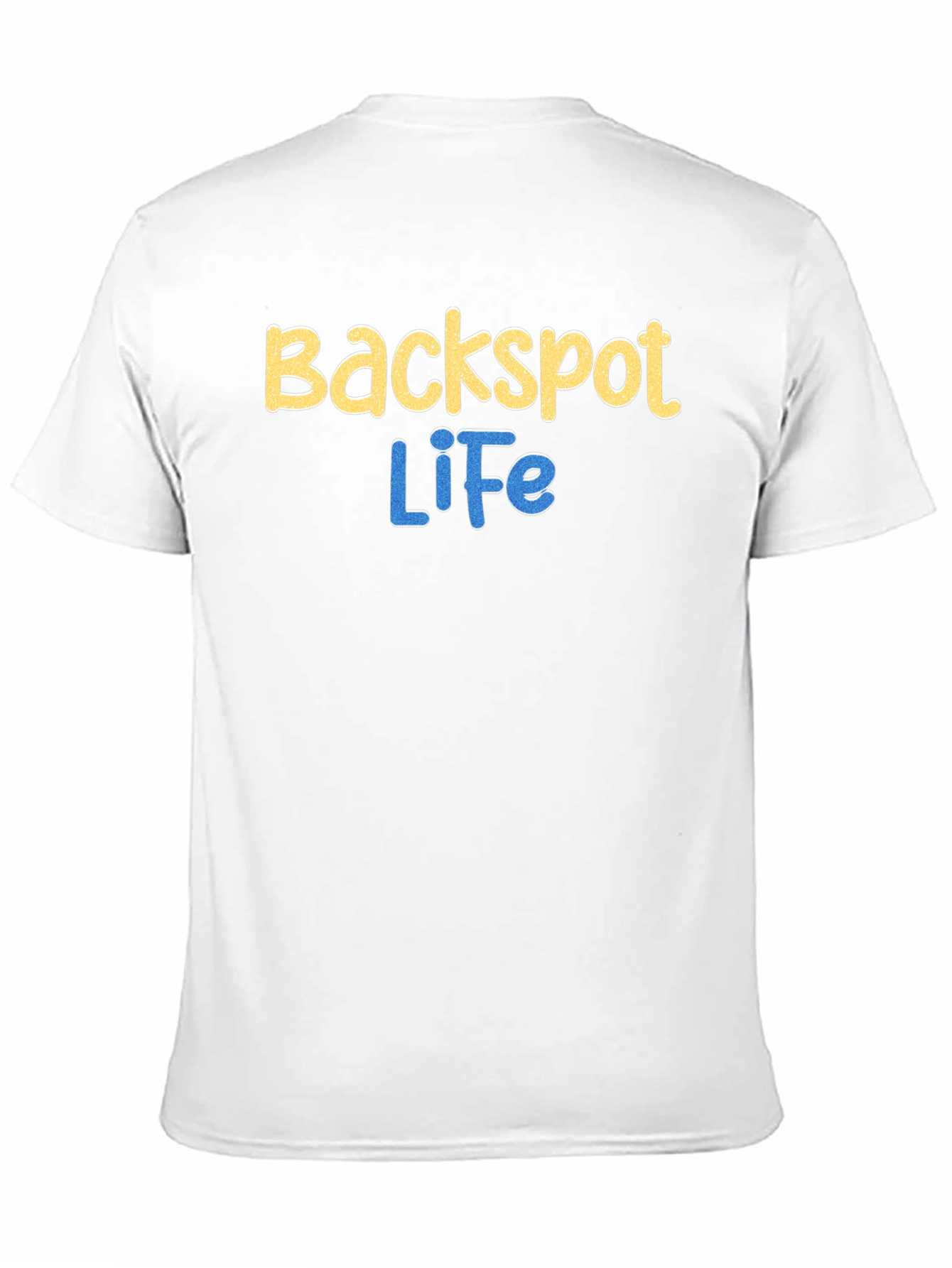 Black Backspot Life Graphic T-Shirt - Cool Casual Wear view 11