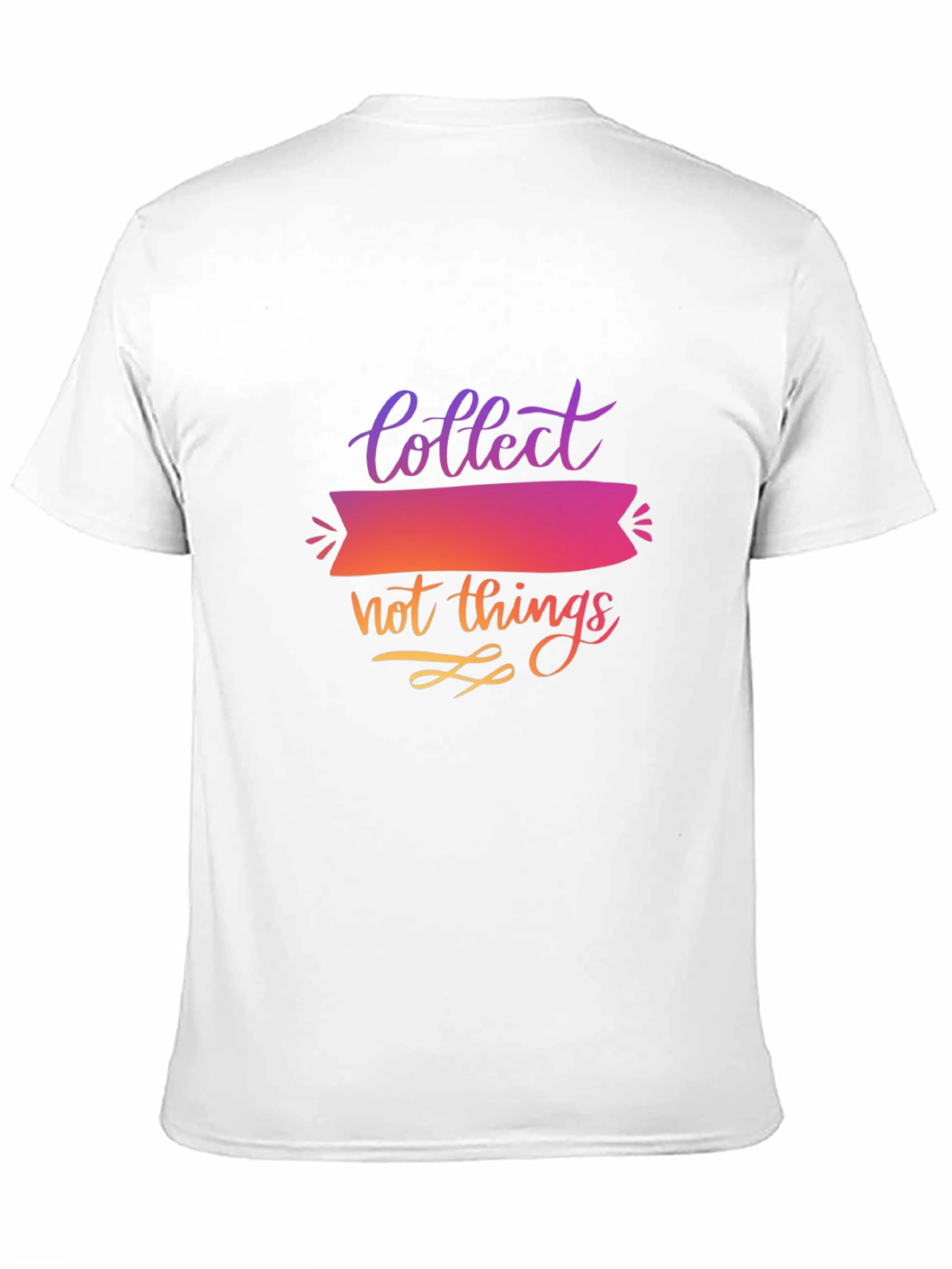 Black Collect Not Things Graphic T-Shirt view 11