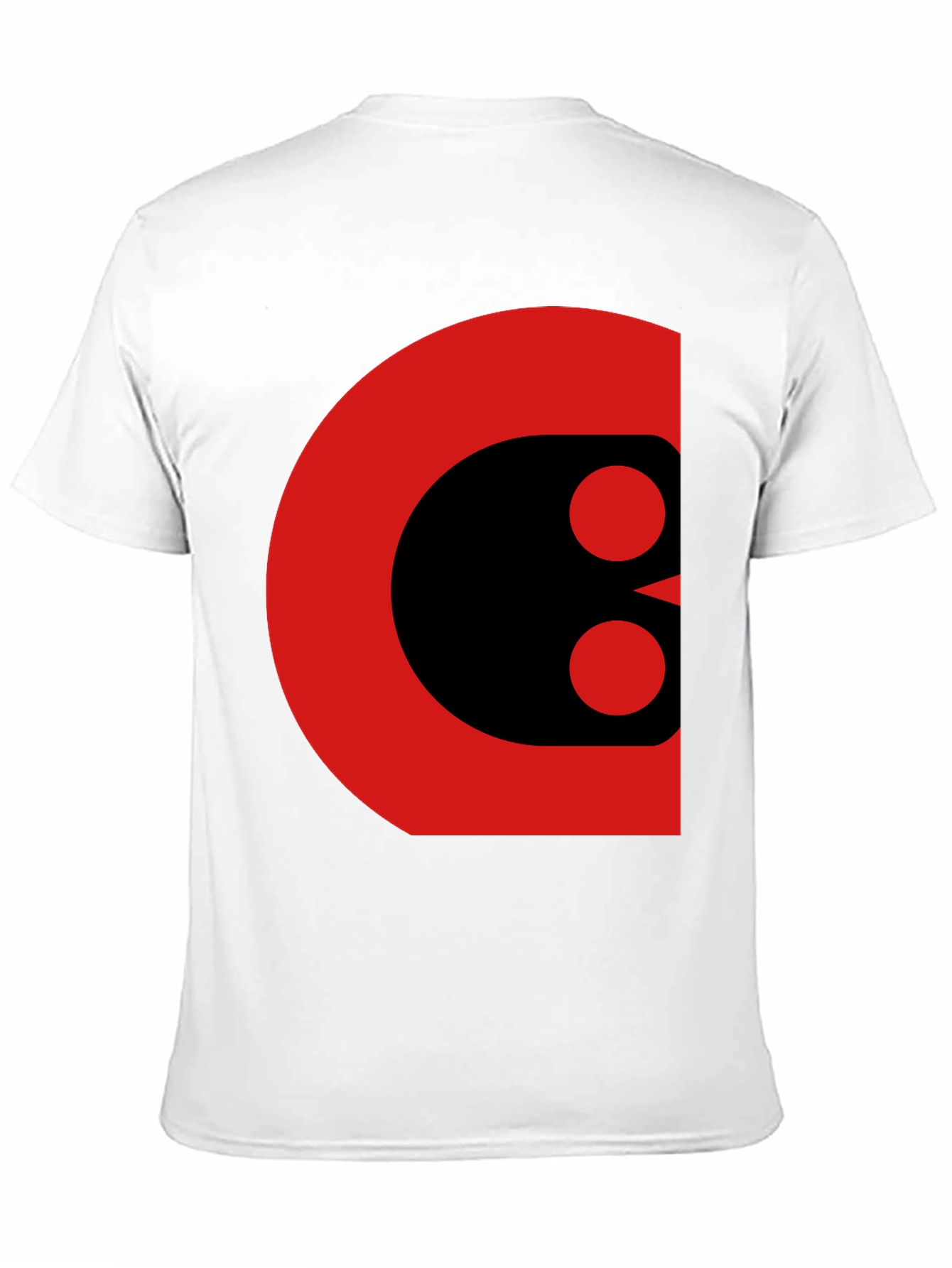 Black Bold Graphic Tee - Abstract Red and Black Design view 11