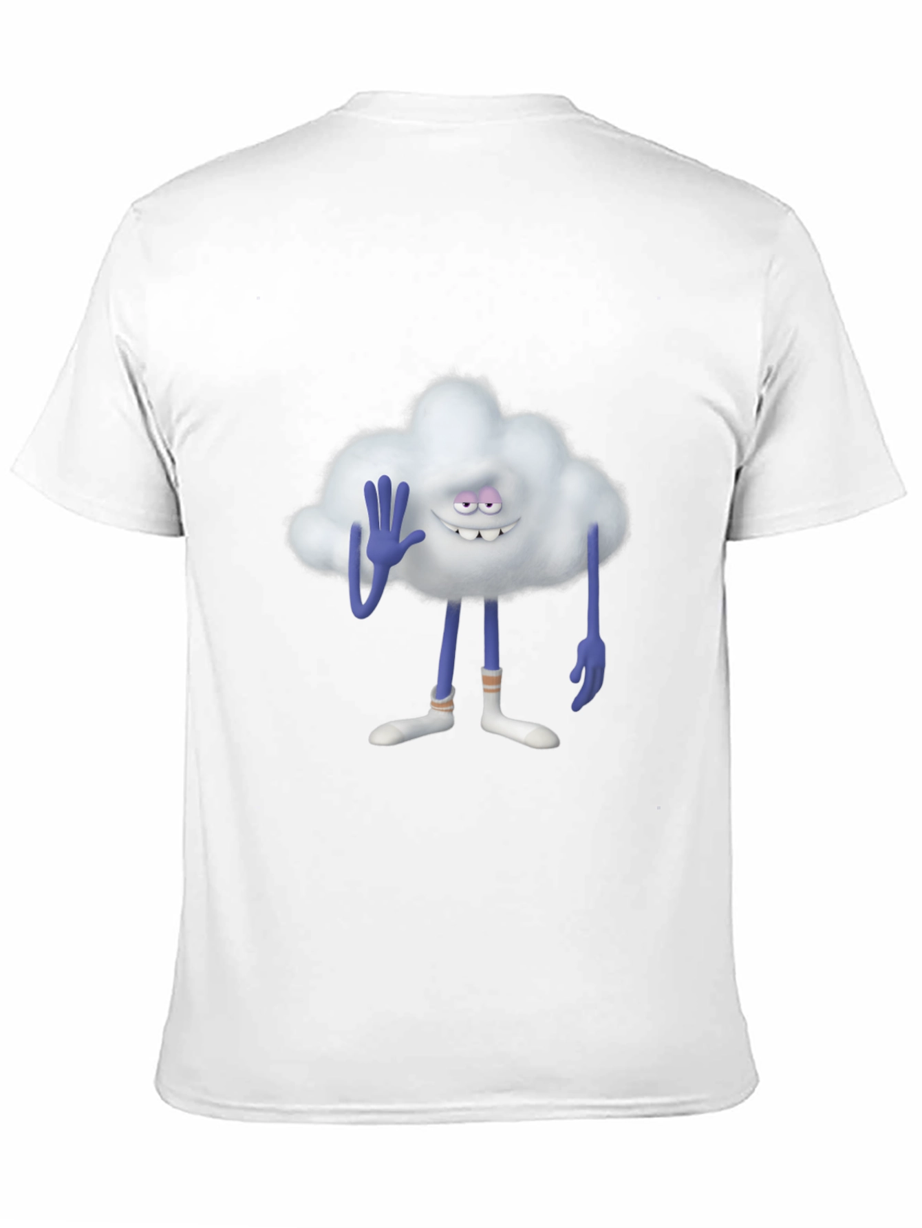 Black Cloud Guy Black T-Shirt view 11
