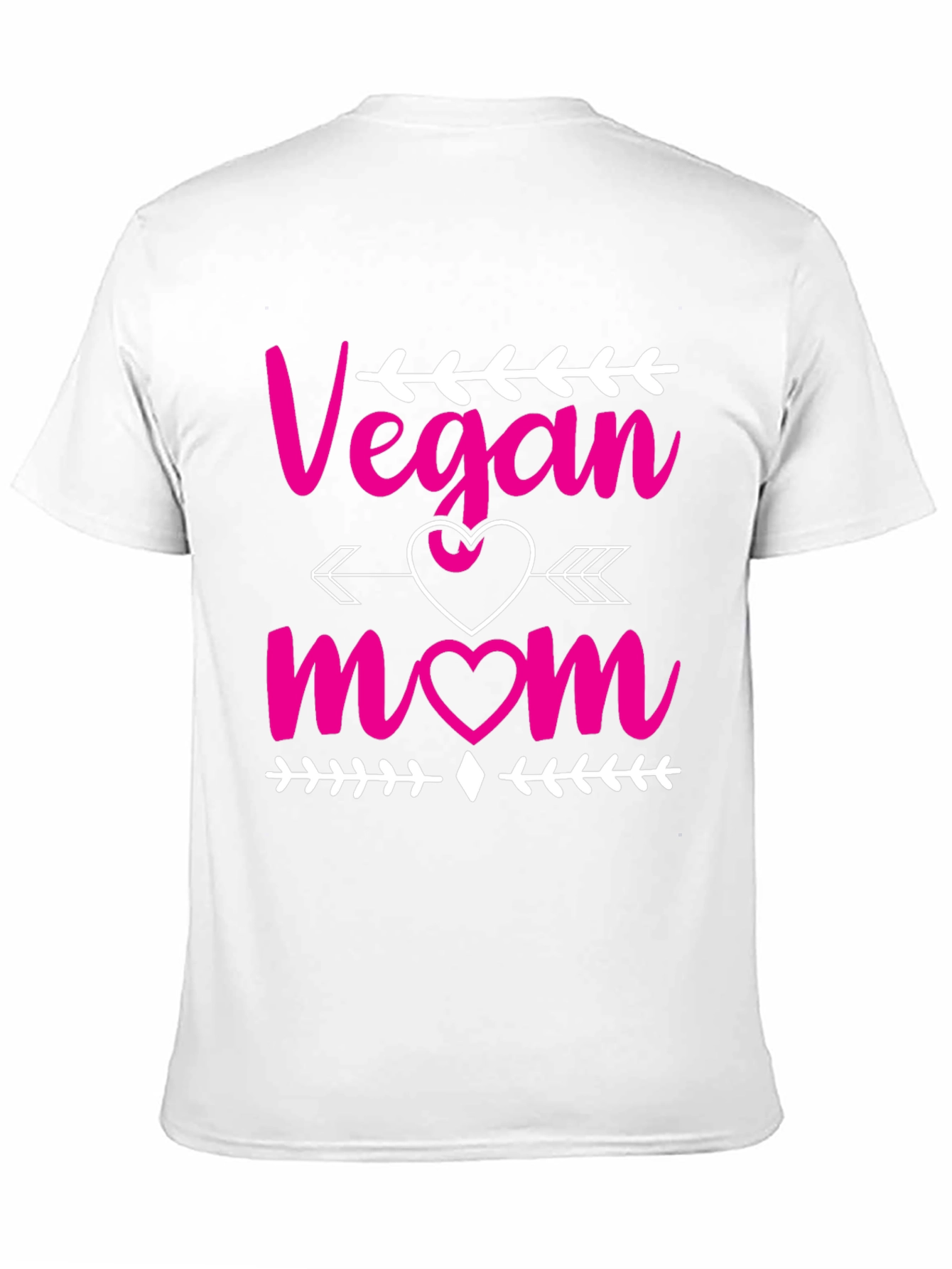 Black Vegan Mom Graphic T-Shirt - Black view 11
