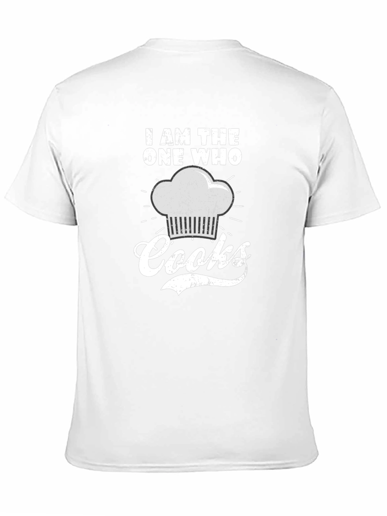 Black I AM THE ONE WHO Cooks Graphic Tee view 11