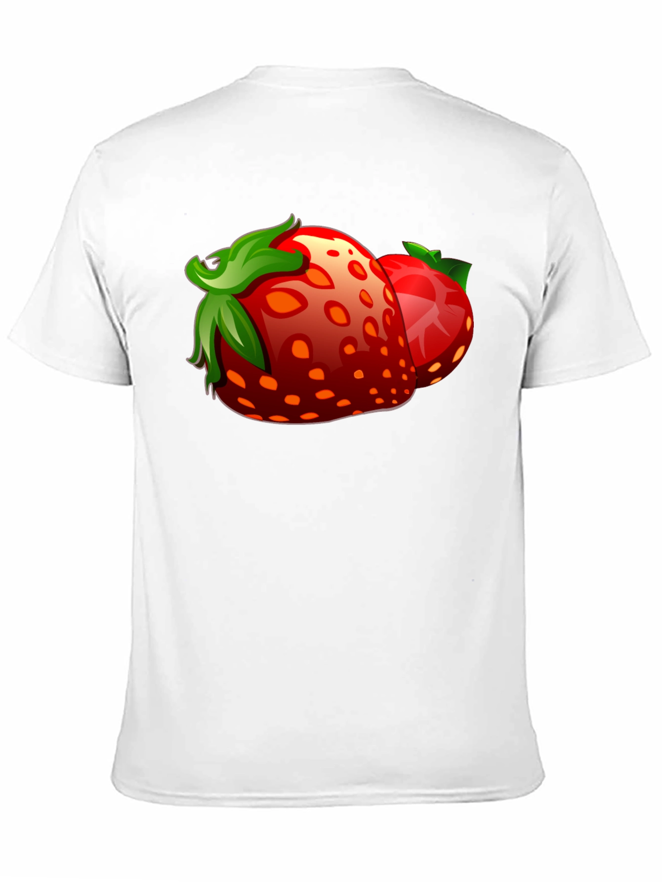 Black Strawberry Graphic Black T-Shirt view 11