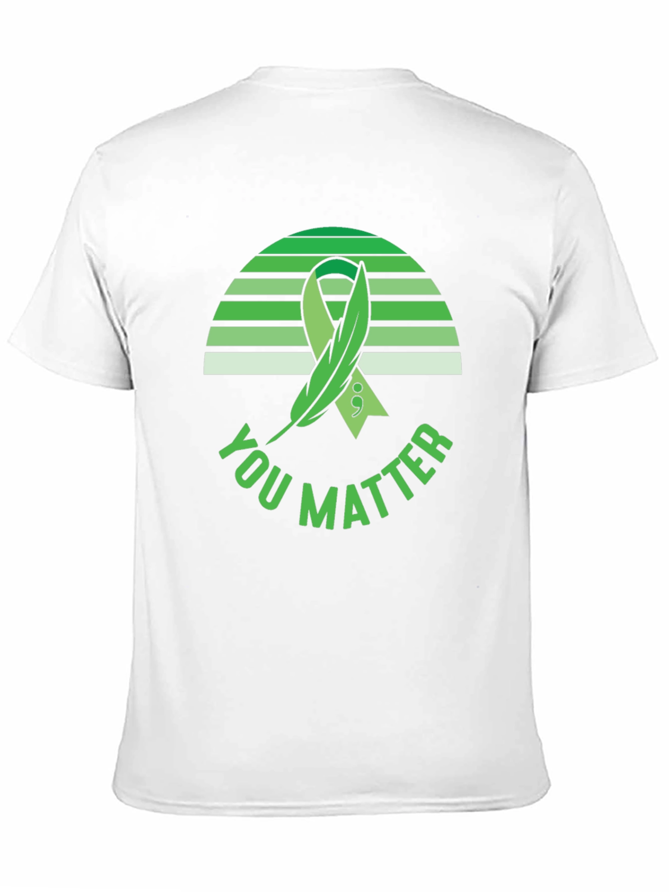 Black You Matter T-Shirt: Mental Health Awareness view 11