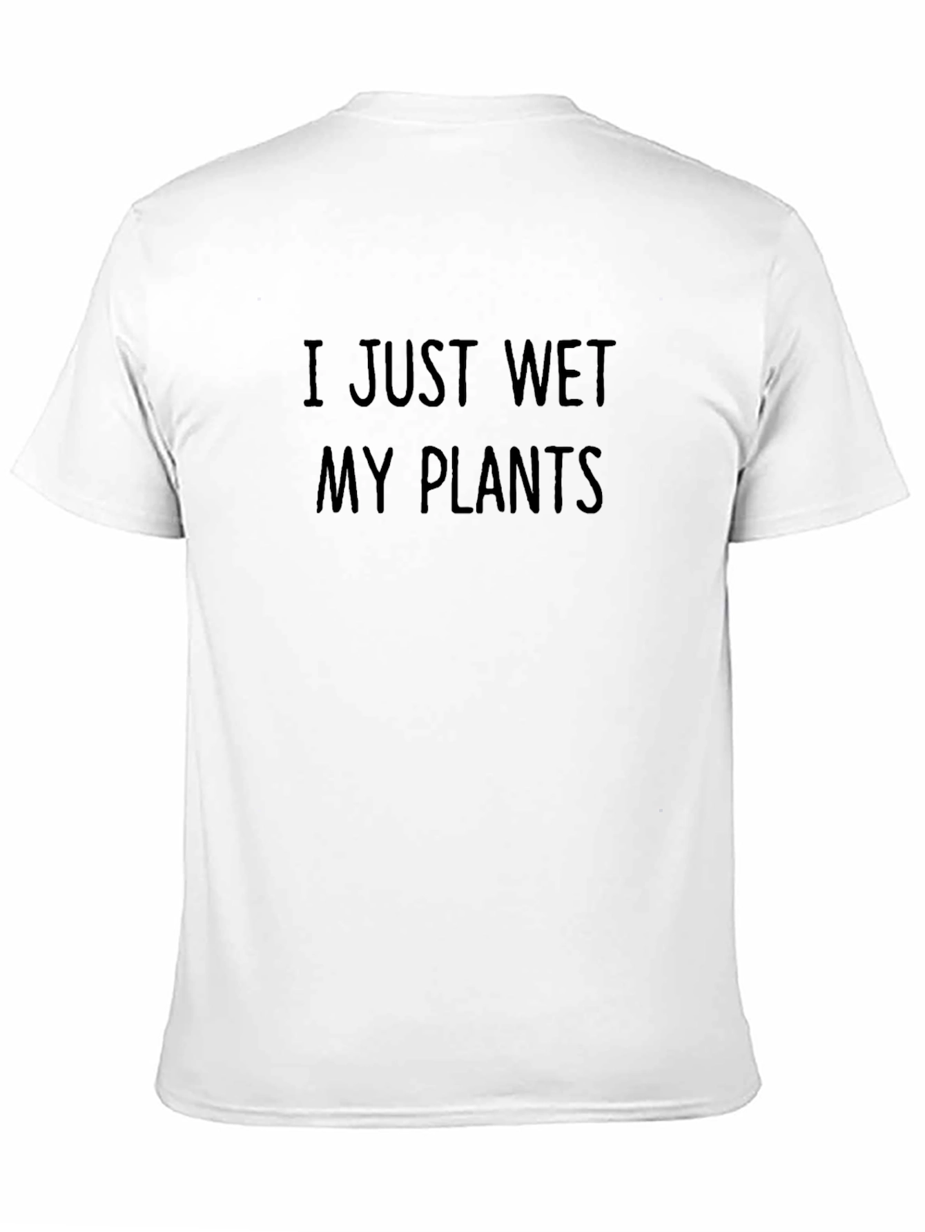 Black I Just Wet My Plants Graphic Tee - Black view 11