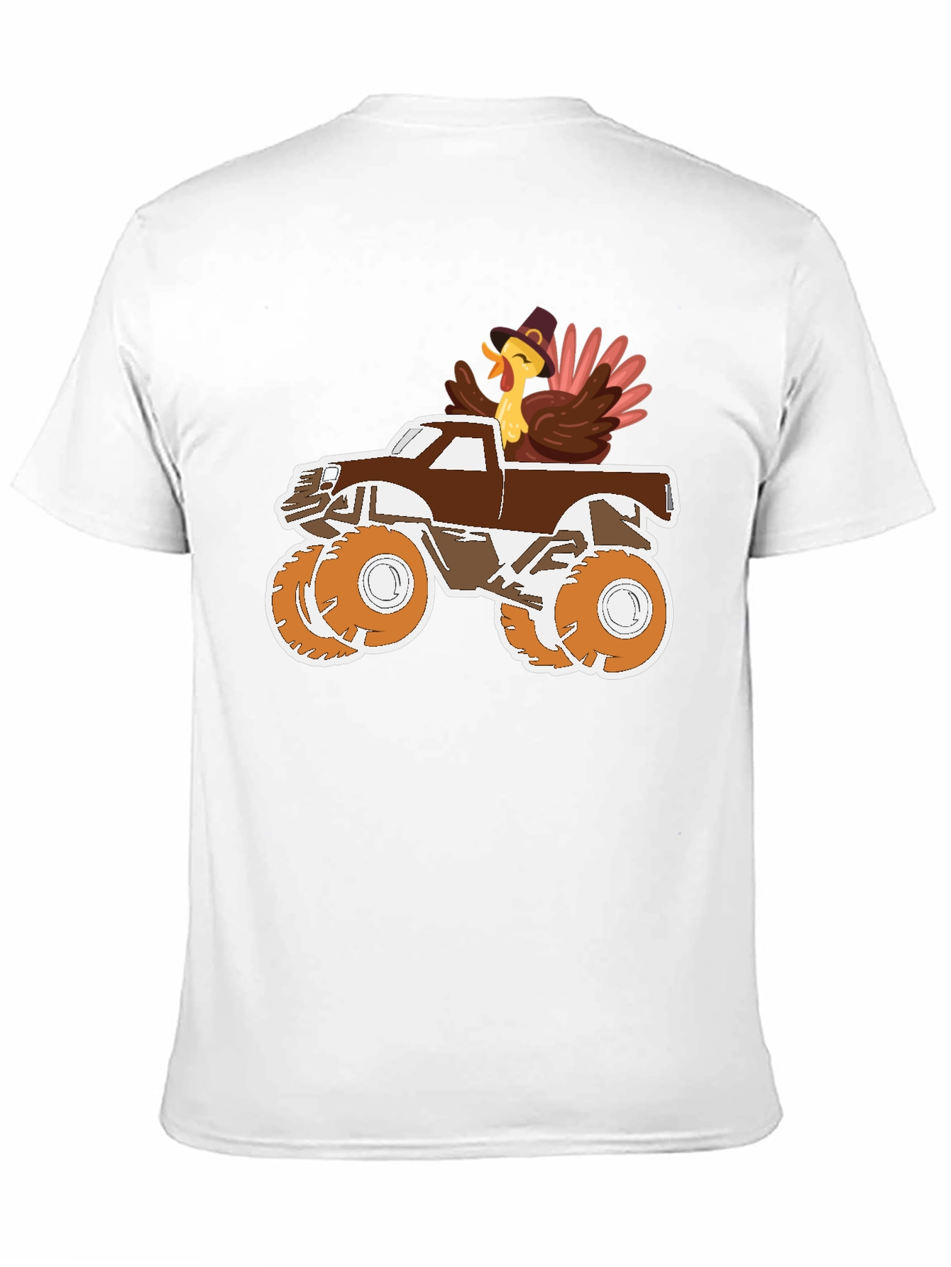 Black Turkey Monster Truck Graphic Tee view 11