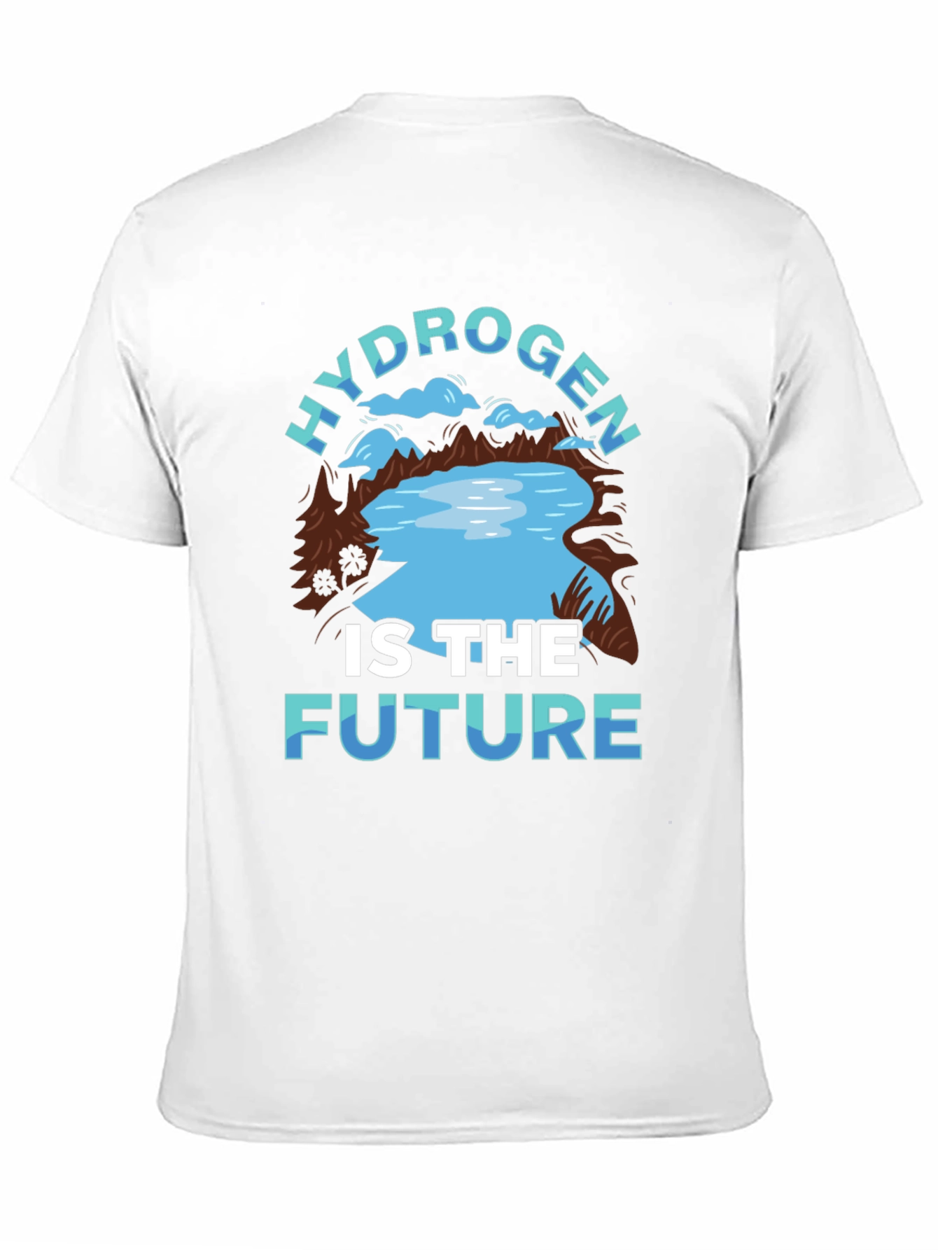 Black Hydrogen is The Future T-Shirt view 11