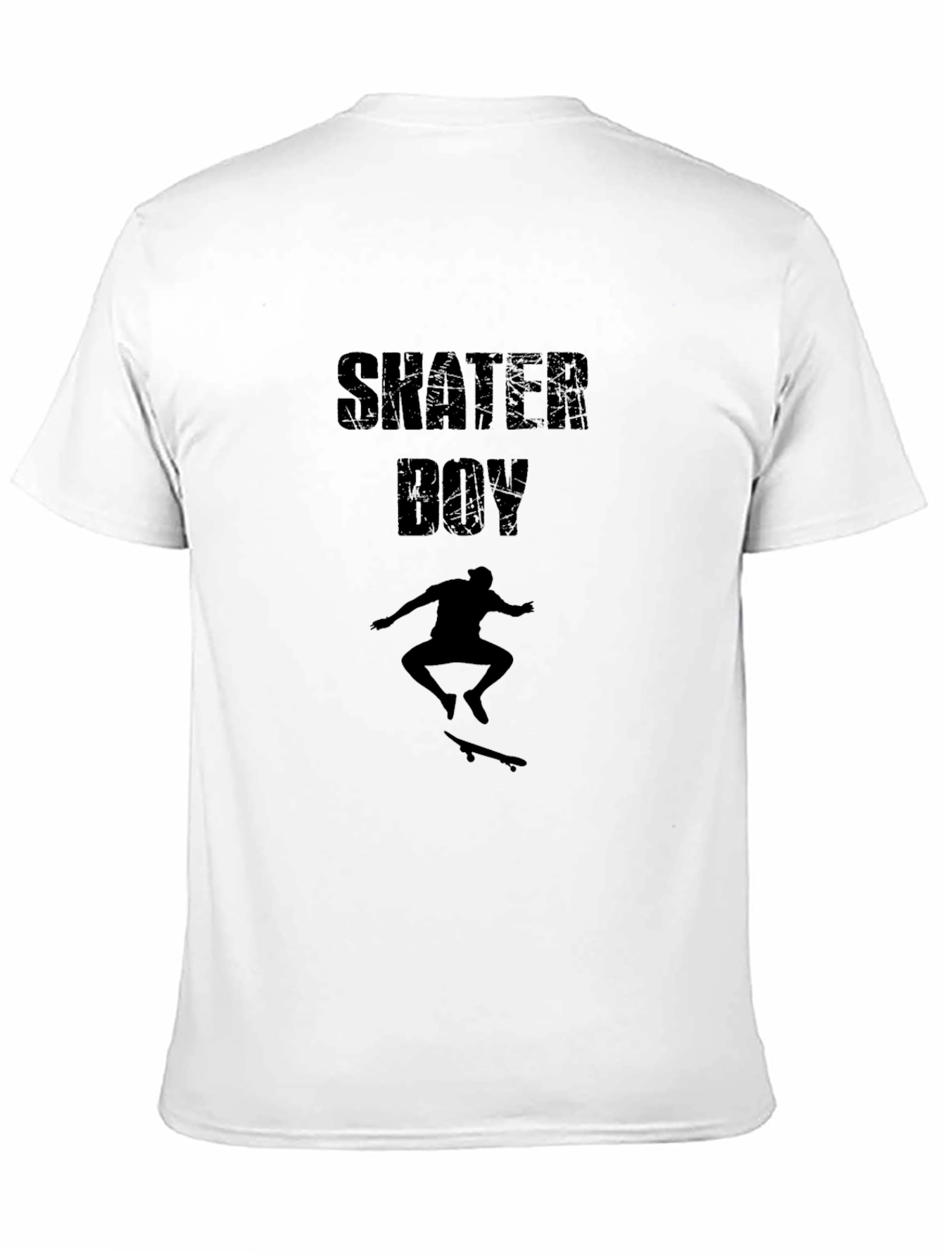 Black Skater Boy Black T-Shirt - Cool Graphic Tee view 11