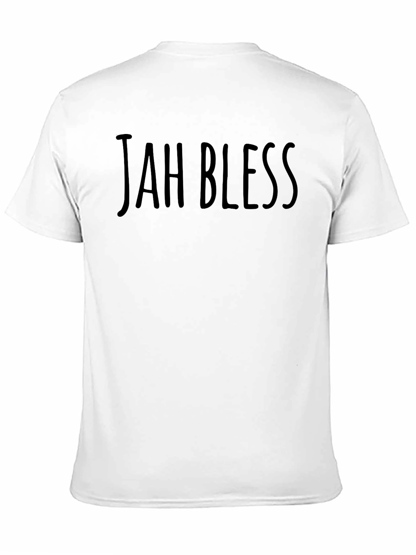 Black Jah Bless T-Shirt - Black Cotton Blend view 11
