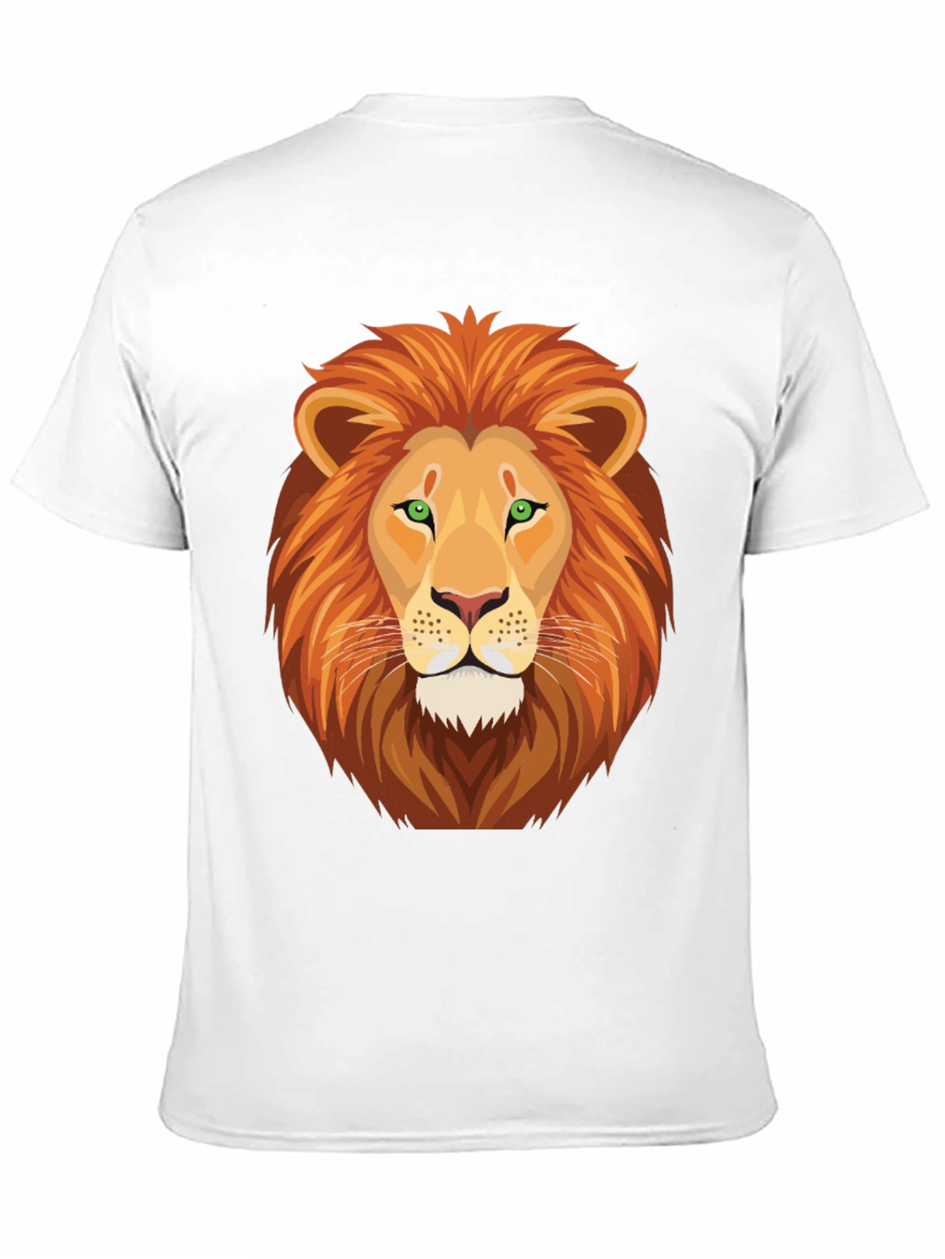 Black Lion Graphic Print Crew Neck T-Shirt view 11