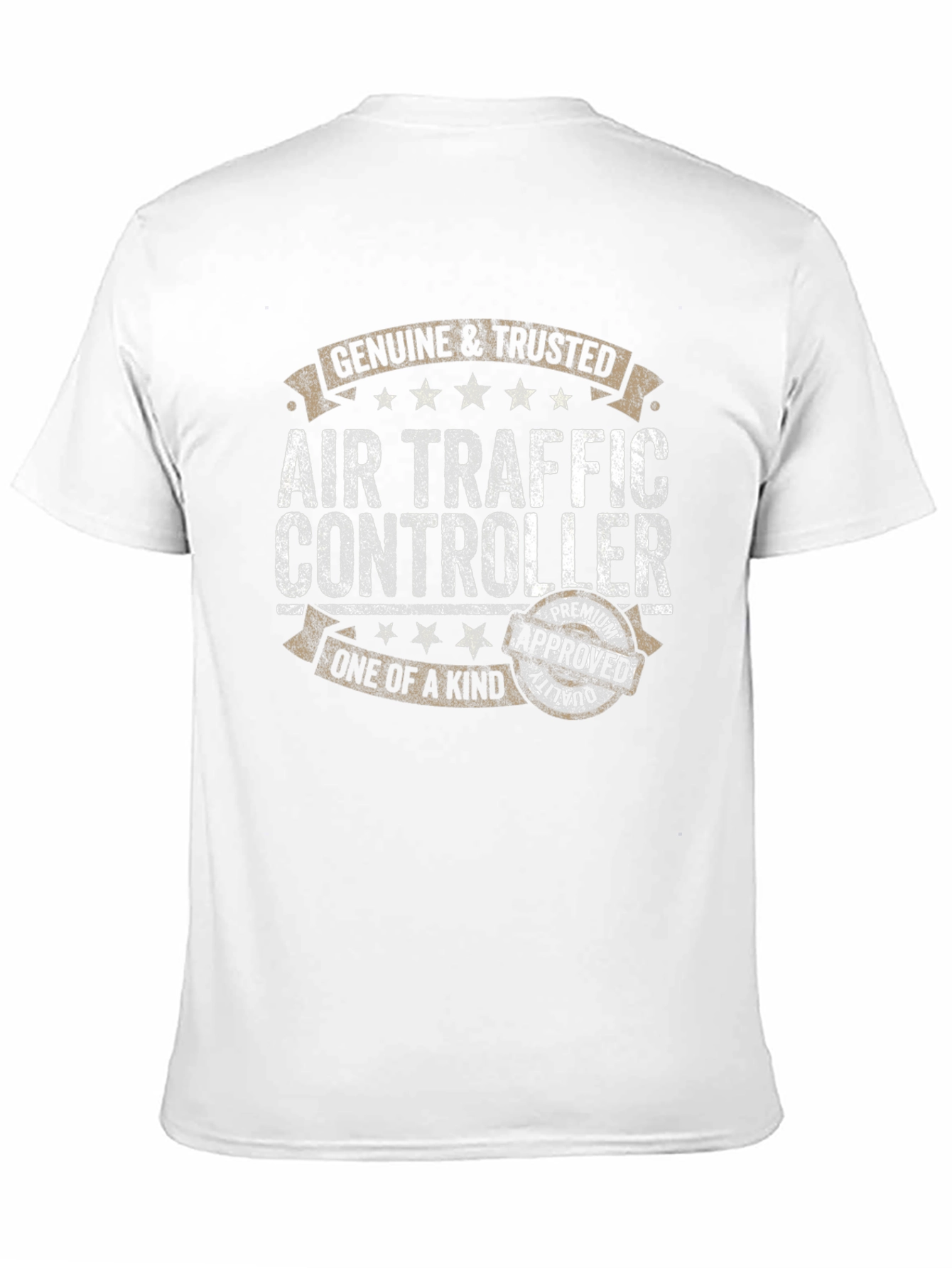 Black Air Traffic Controller T-Shirt - Genuine & Trusted Tee view 11
