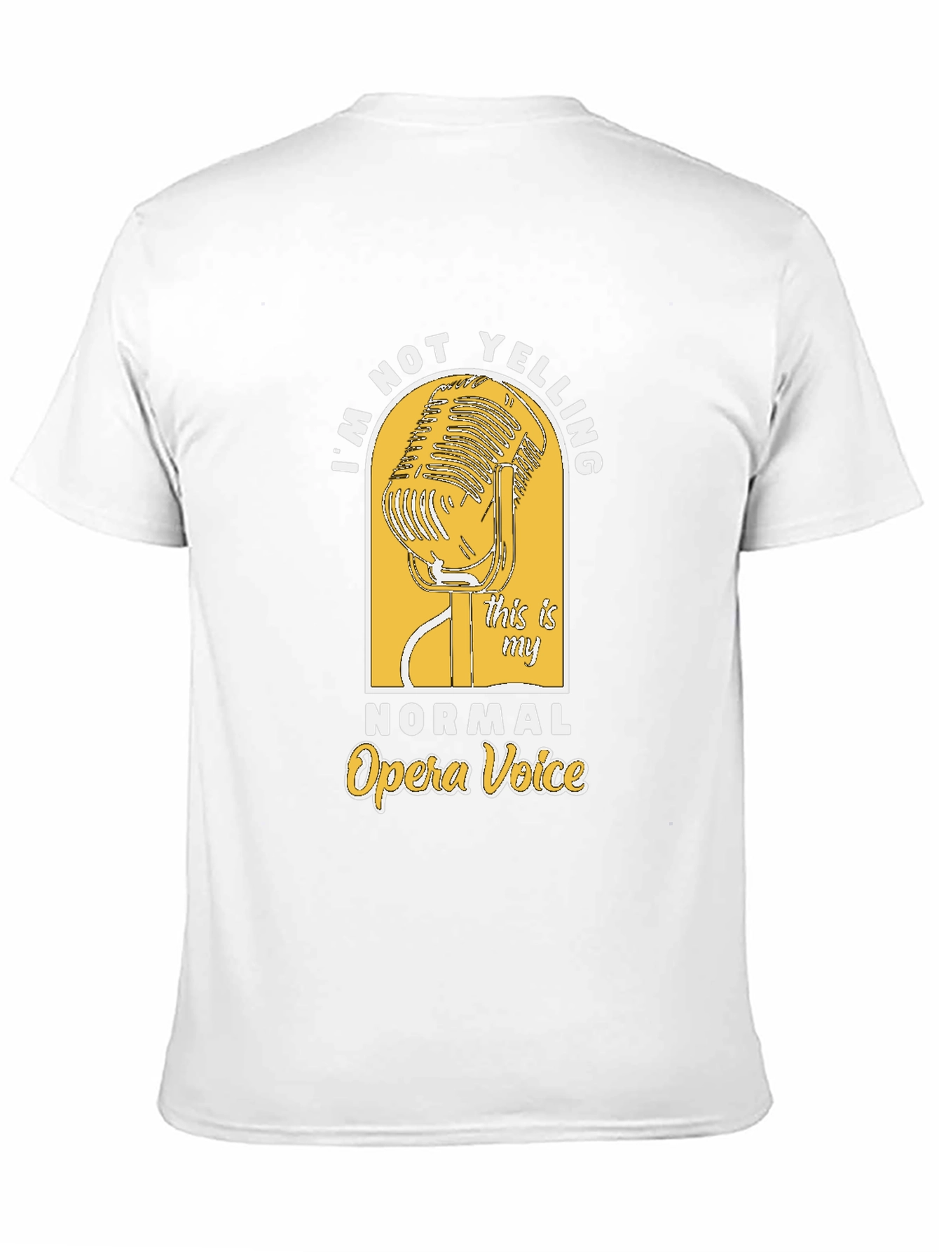 Black Opera Voice Graphic Tee - Black Cotton T-Shirt view 11