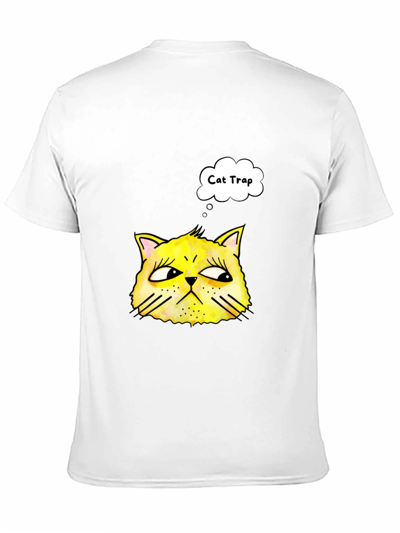 Black Cat Trap T-Shirt - Funny Graphic Tee view 11