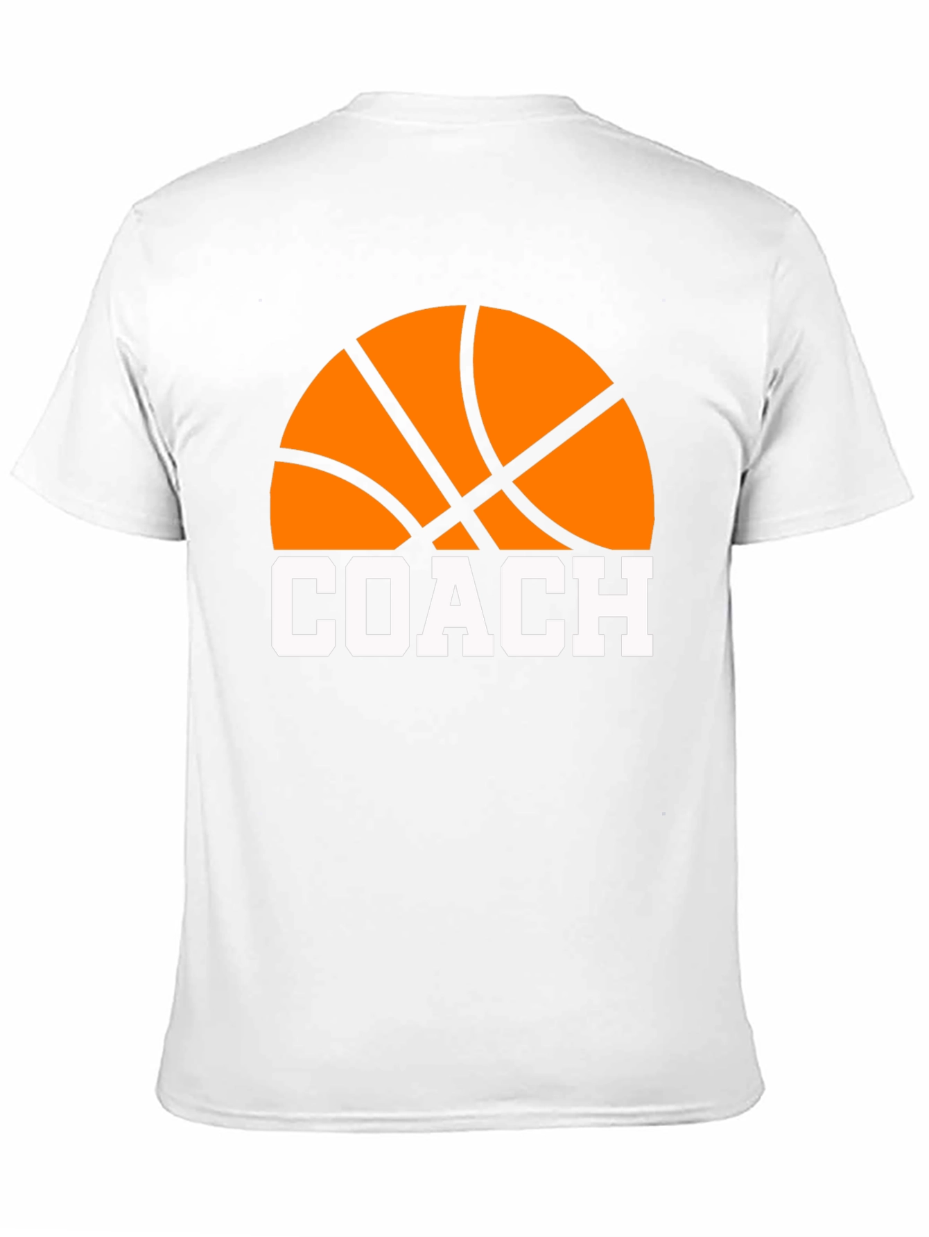 Black Basketball Coach T-Shirt view 11