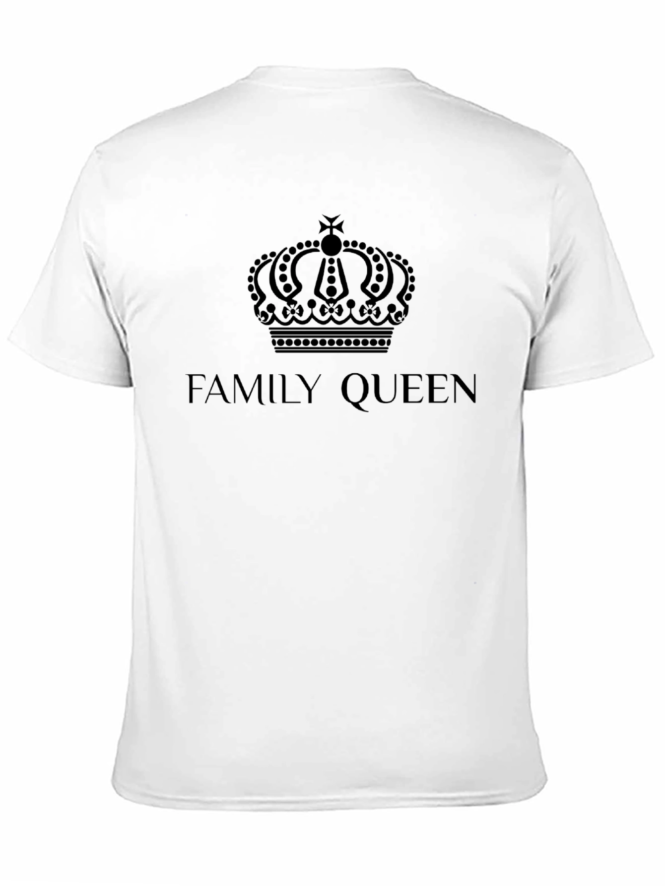 Black Family Queen Crown T-Shirt - Black view 11